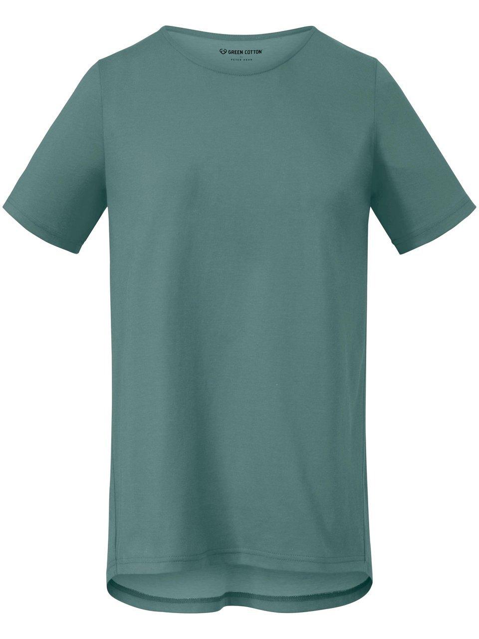 Shirt 100% katoen ronde hals Van Green Cotton groen