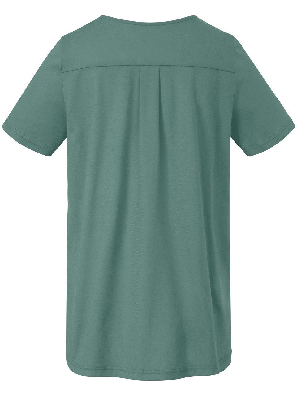 Thumbnail - Rundhals-Shirt Benedikte Green Cotton grün