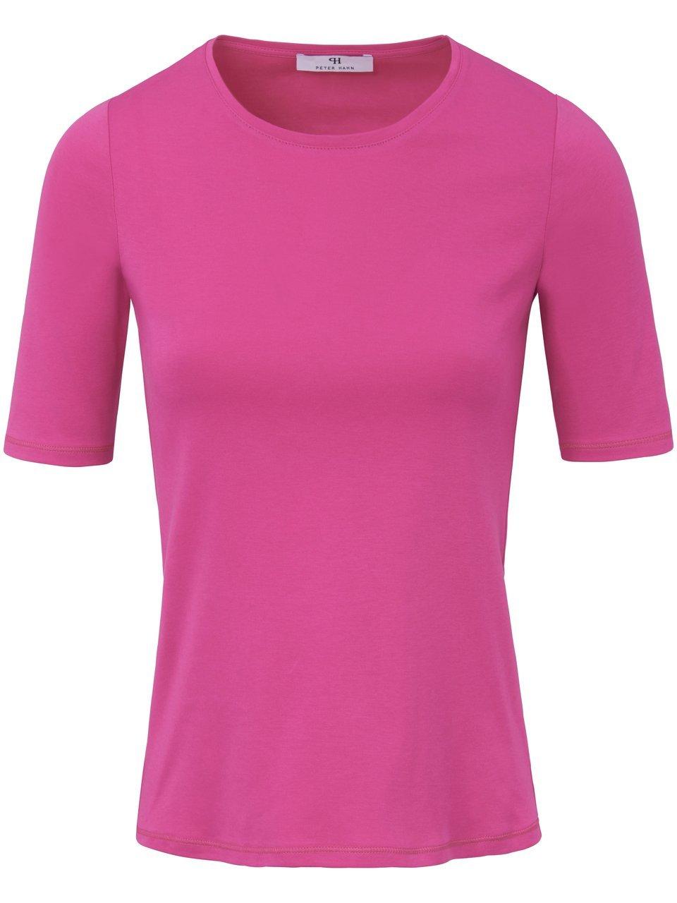 Shirt 100% Pima Cotton ronde hals Van Peter Hahn pink