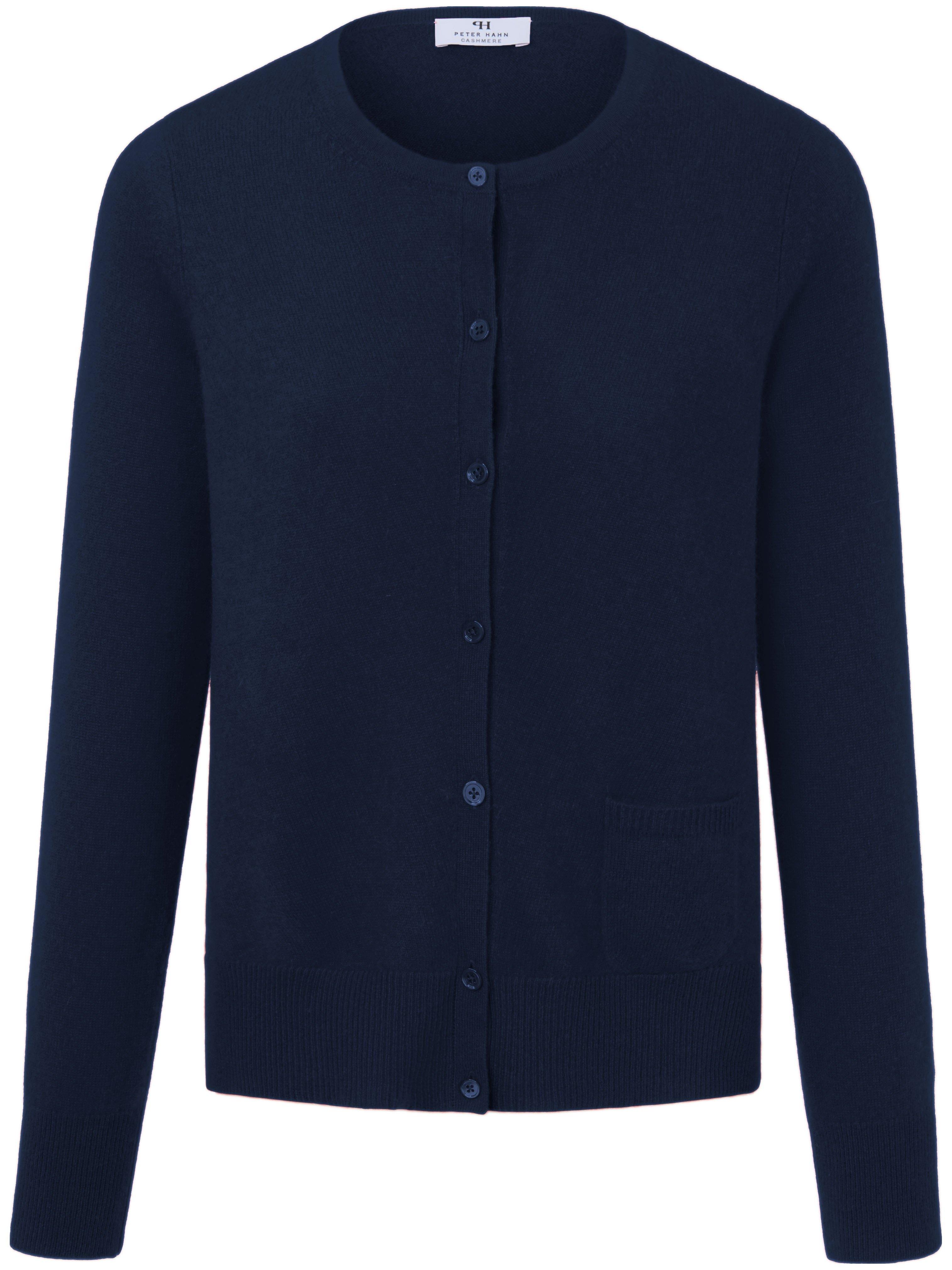 Vest 100% kasjmier, Topkwaliteit Van Peter Hahn Cashmere blauw