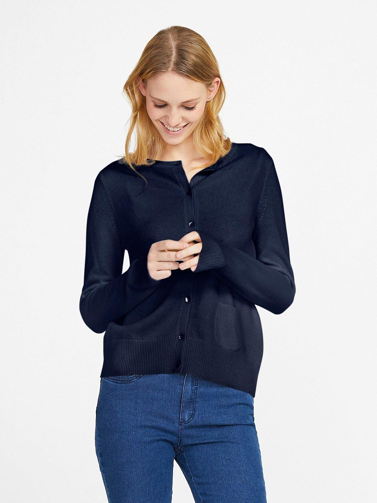Peter Hahn - Strickjacke aus 100% Premium-Kaschmir