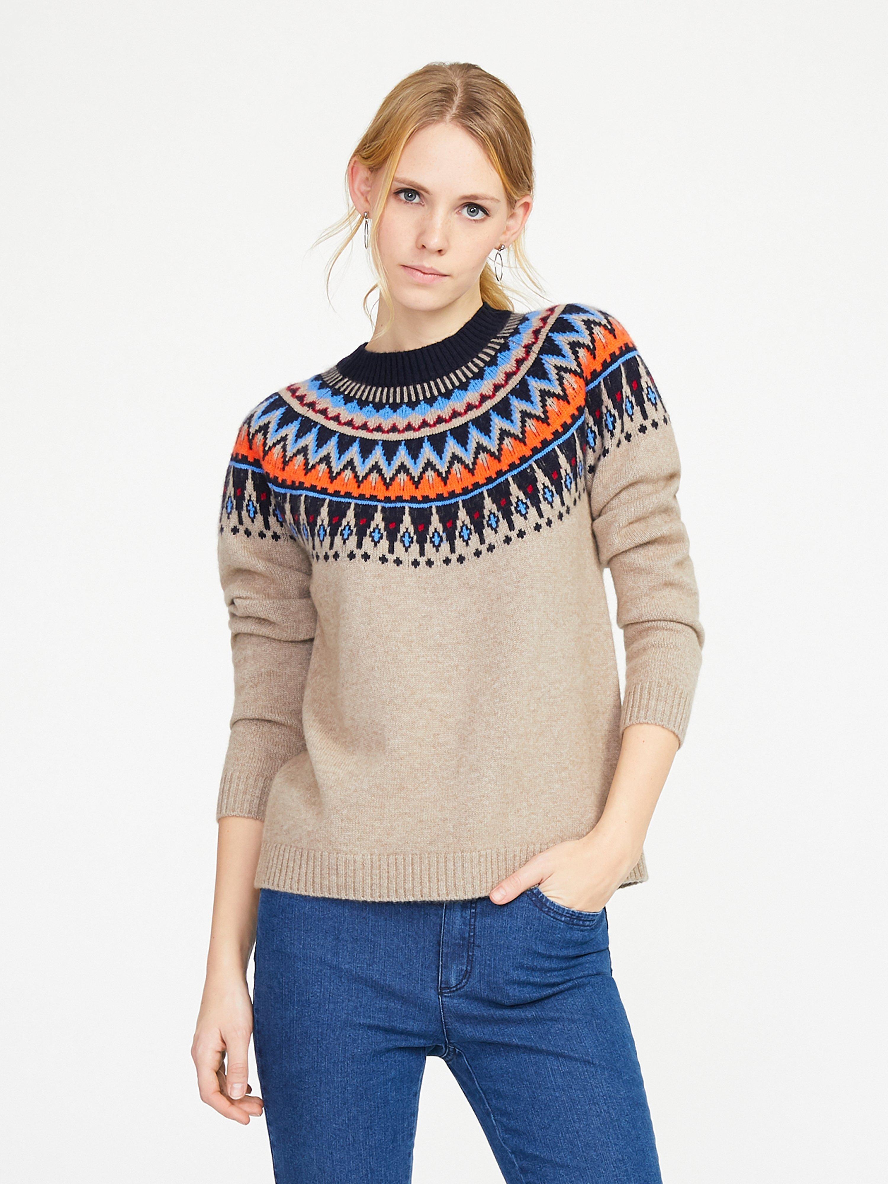 include - Rundhals-Pullover aus 100% Premium-Kaschmir