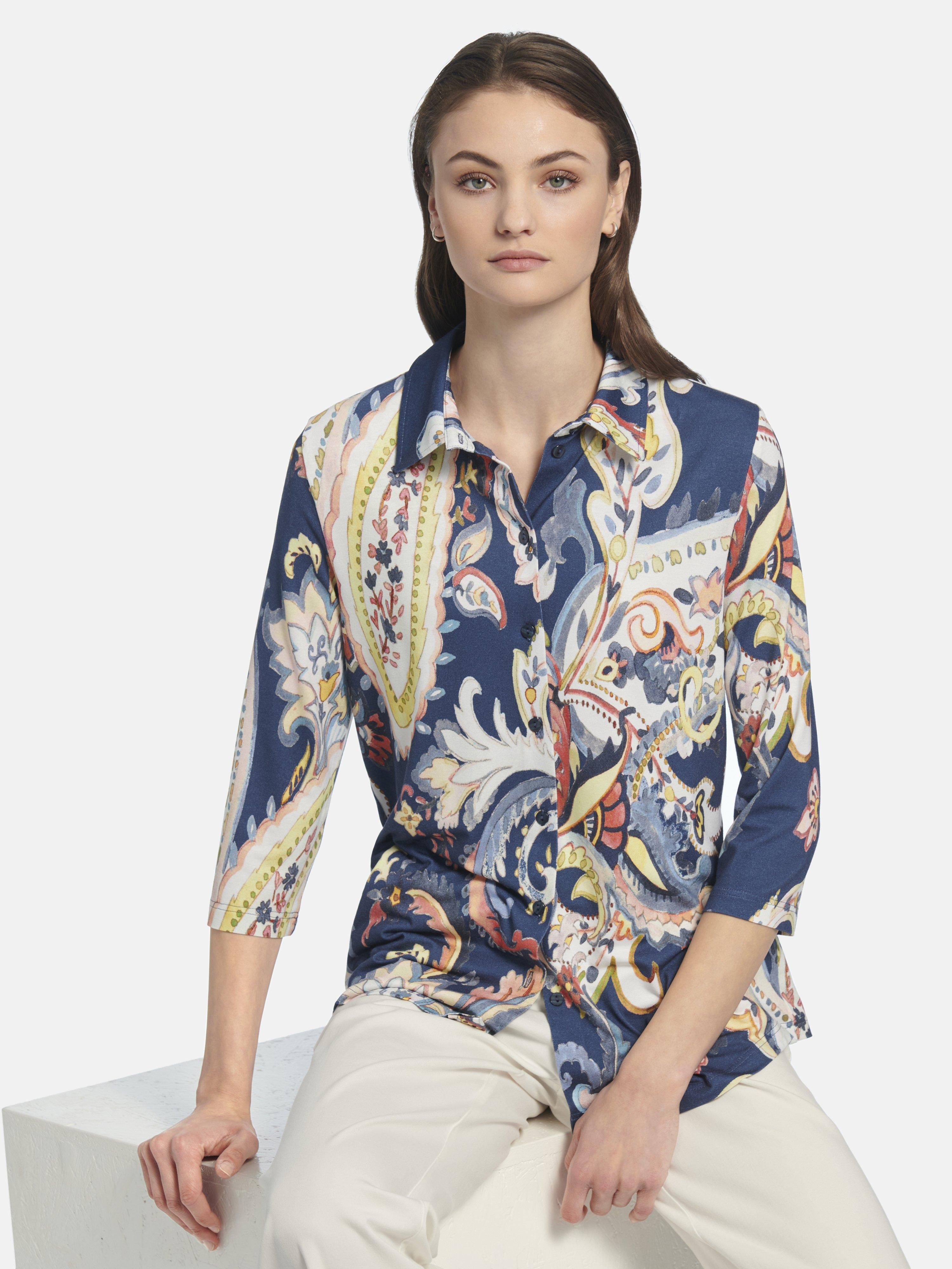 Efixelle - Jersey-Bluse mit 3/4-Arm