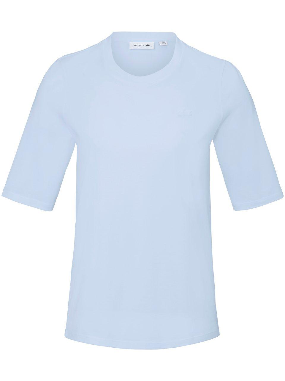Shirt 100% katoen ronde hals Van Lacoste blauw