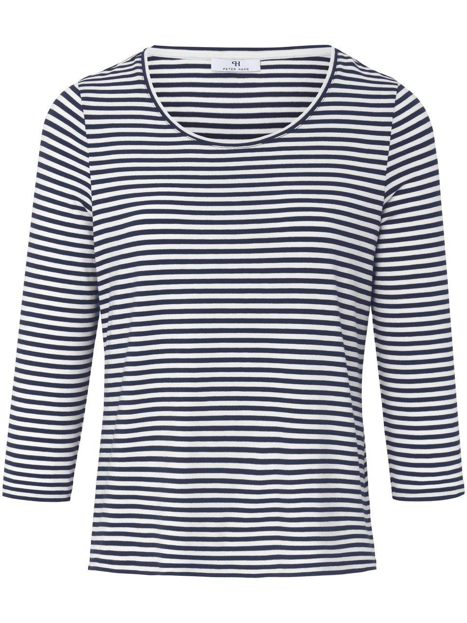 Thumbnail - Peter Hahn - Rundhals-Shirt mit 3/4-Arm, blau, Gr. 40 / M