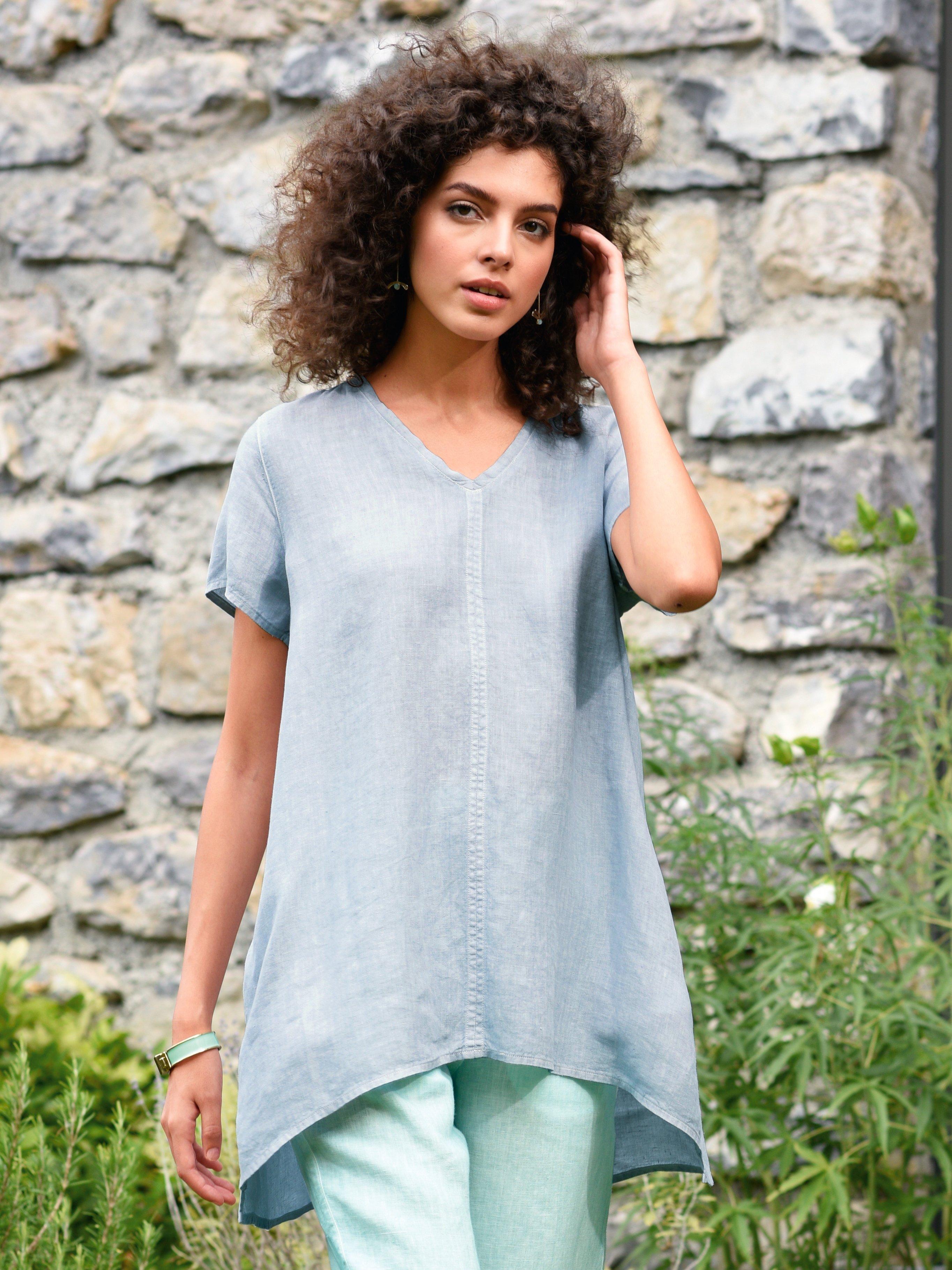 elemente clemente - Bluse zum Schlupfen aus 100% Leinen