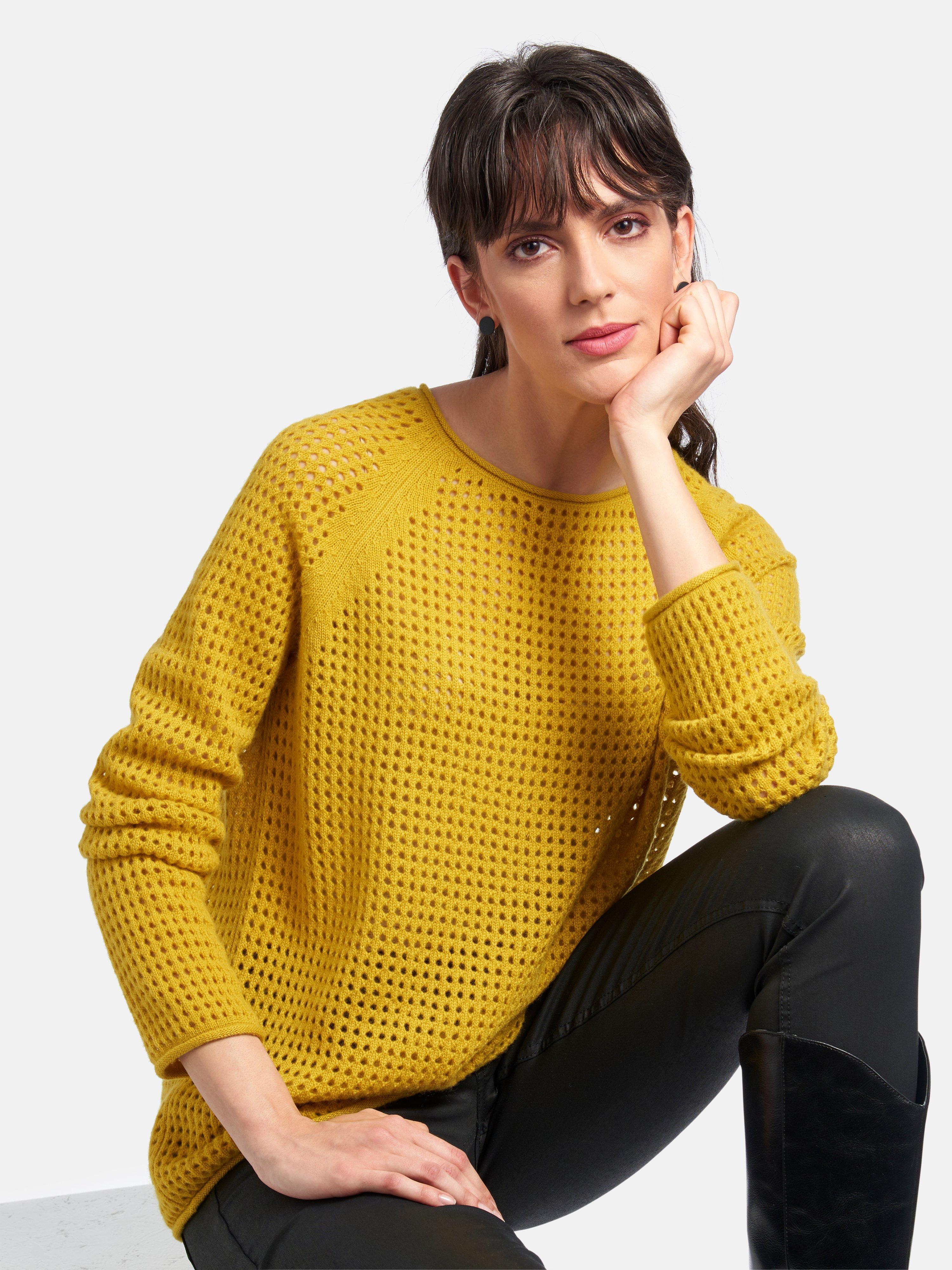 include - Rundhals-Pullover aus 100% Premium-Kaschmir
