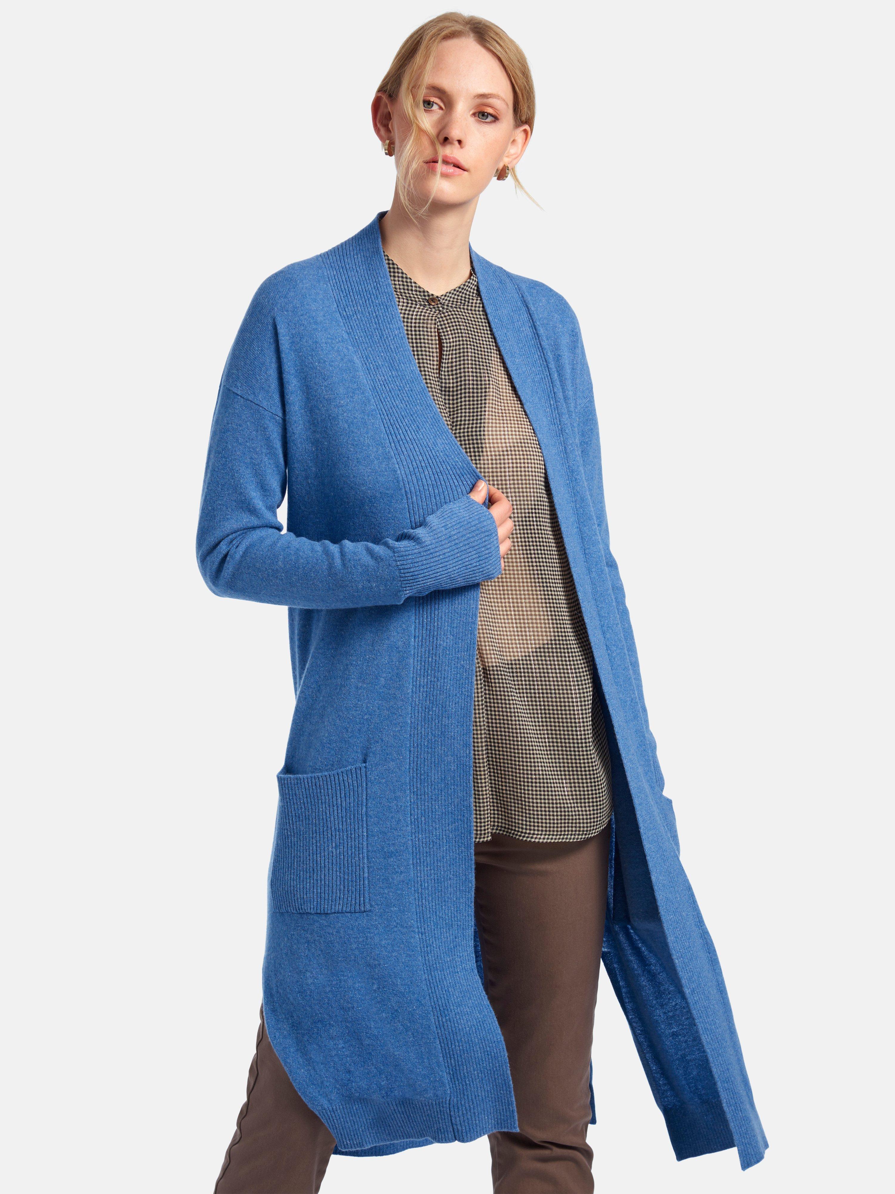 Peter Hahn Cashmere - Strickmantel aus 100% Premium-Kaschmir
