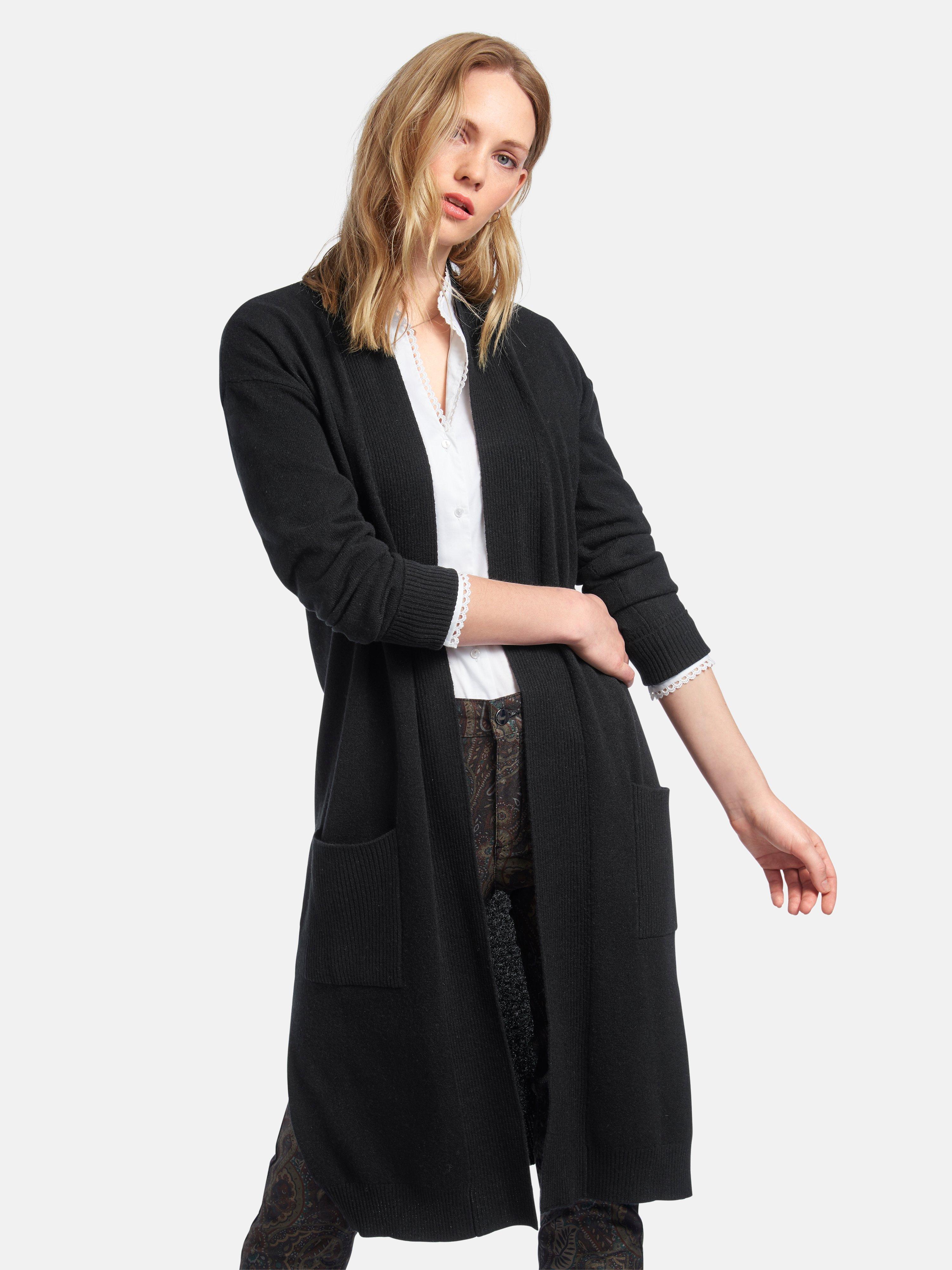 Peter Hahn Cashmere - Strickmantel aus 100% Premium-Kaschmir