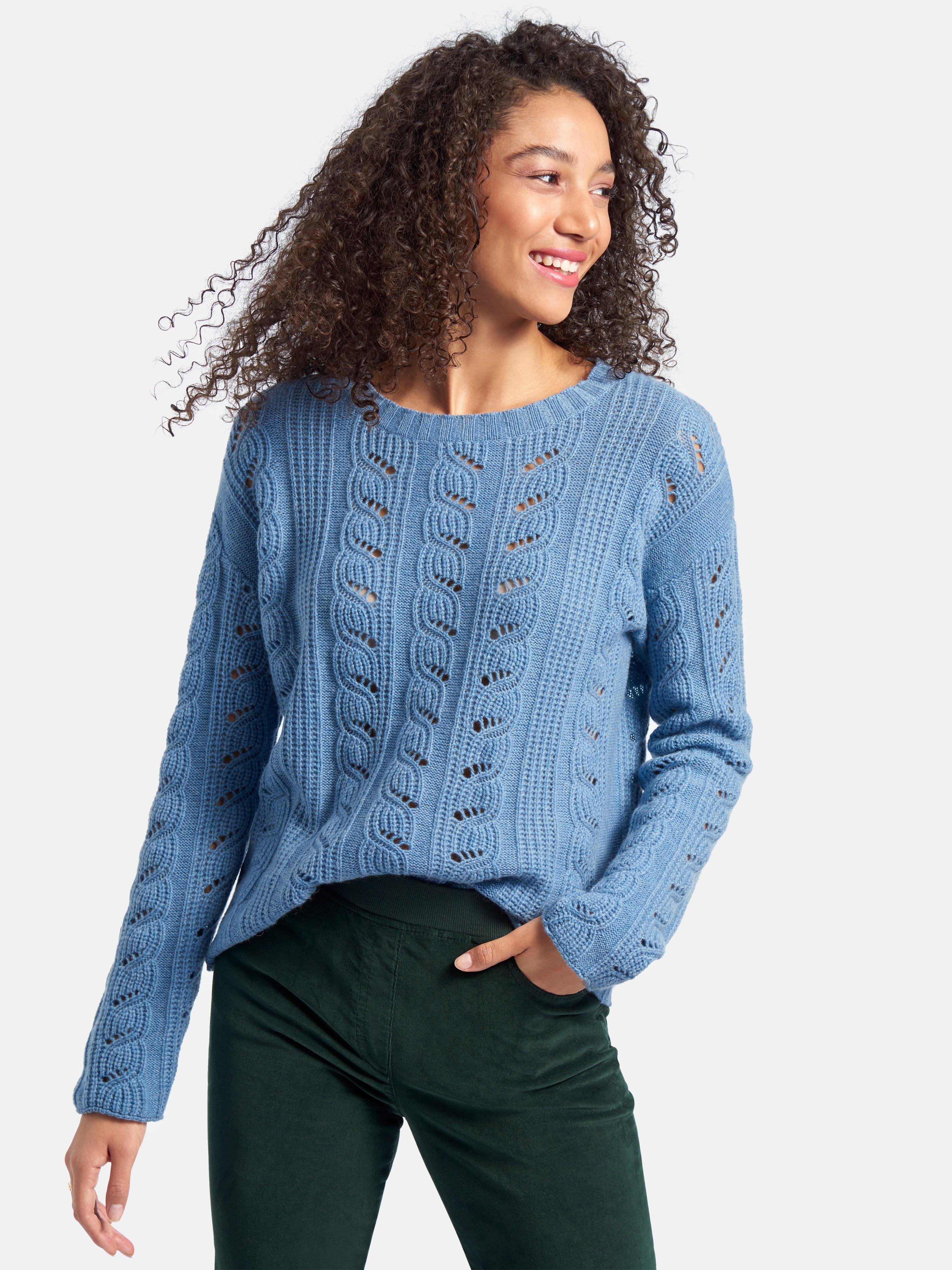 include - Rundhals-Pullover aus 100% Premium-Kaschmir