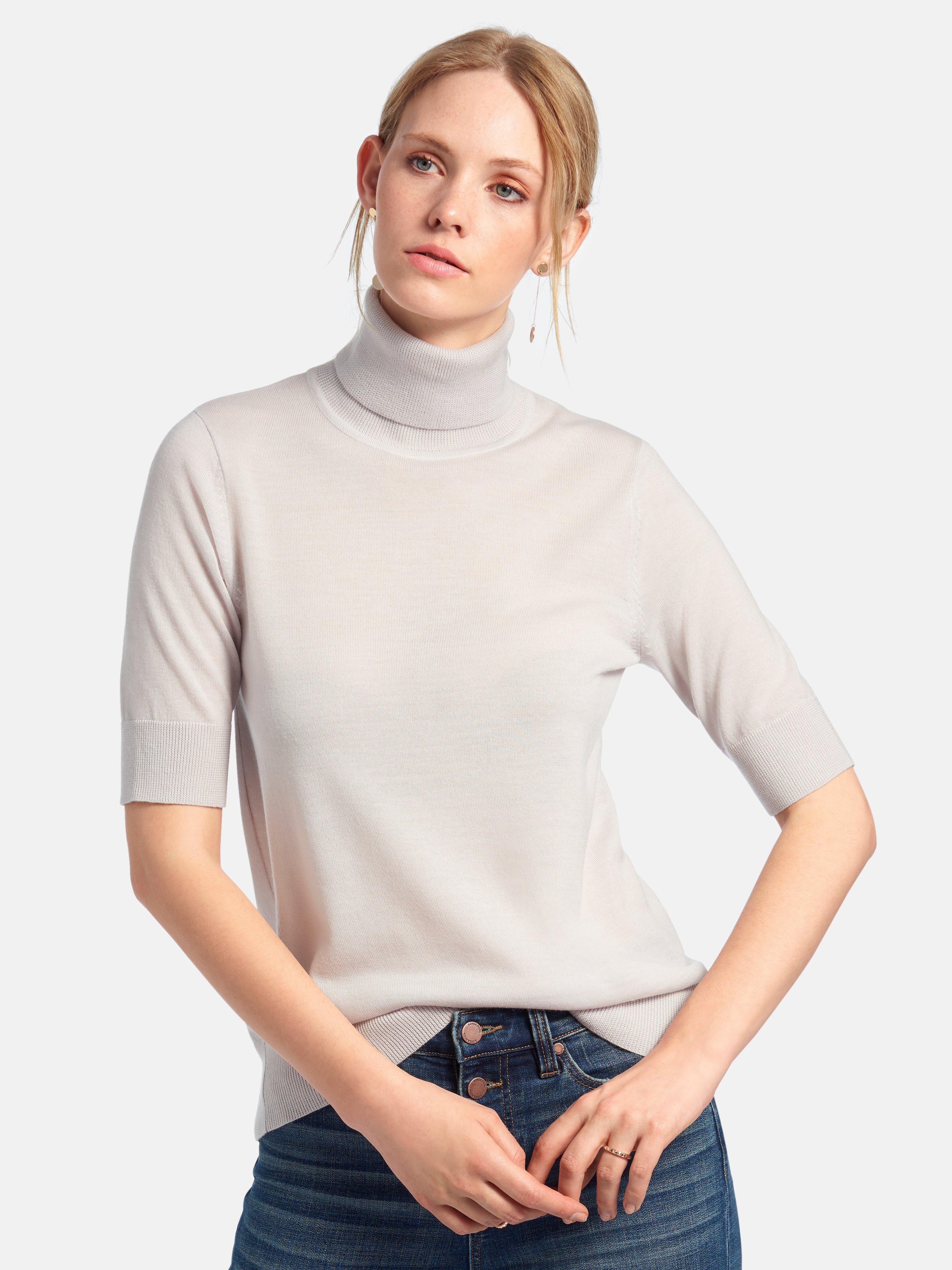 Peter Hahn - Le pull à col roulé en 100% laine vierge