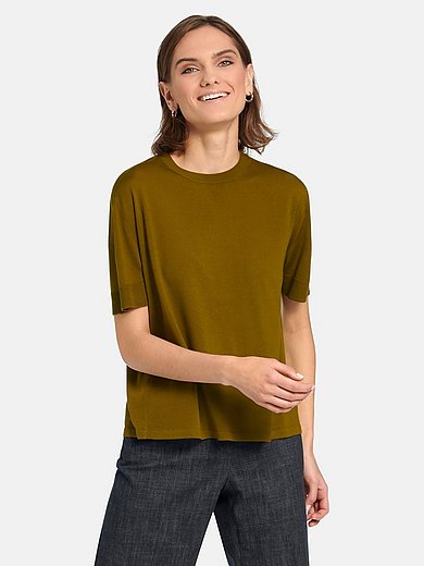 Windsor - Strik-T-shirt i 100% ren ny uld