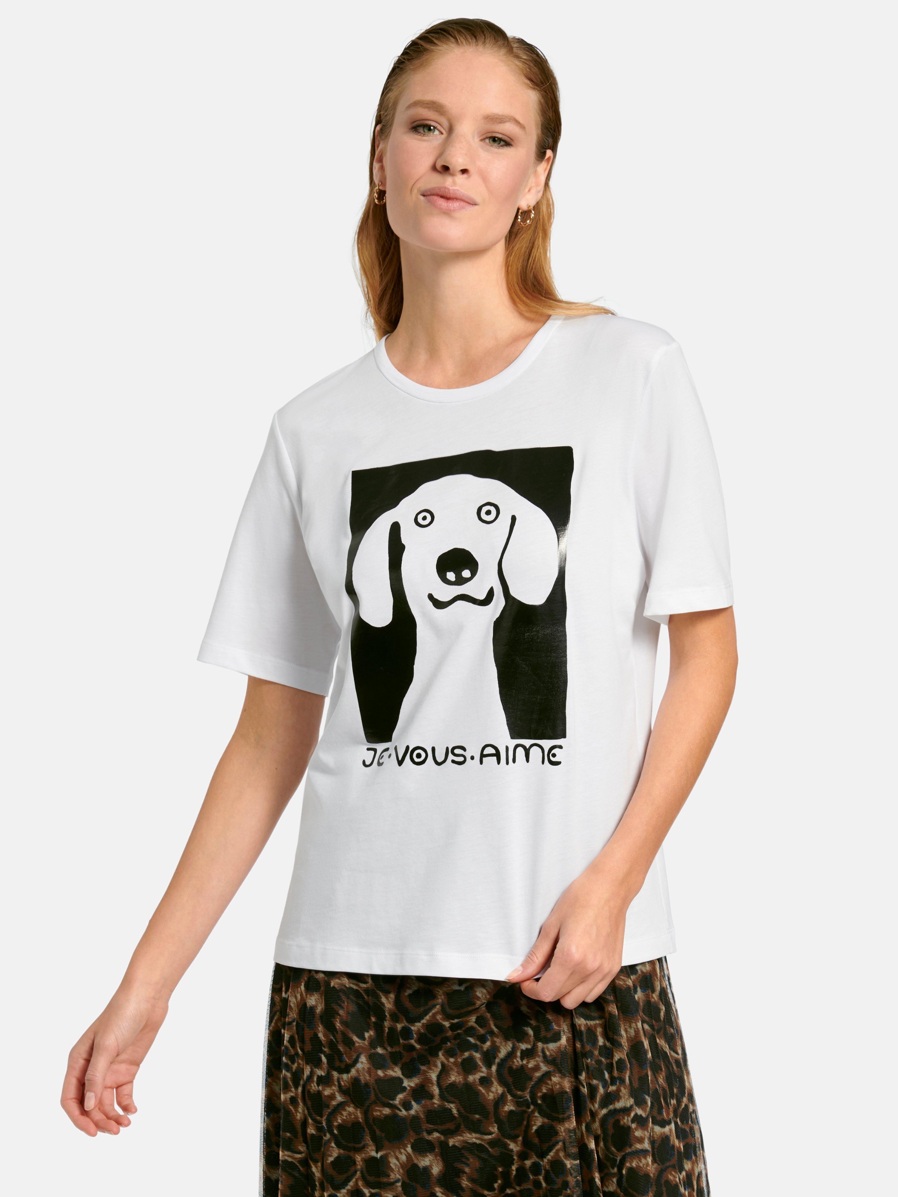Margittes - Shirt van 100% katoen met ronde hals
