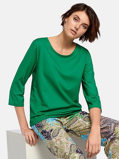 Green Cotton - Rundhals-Shirt mit 3/4-Arm