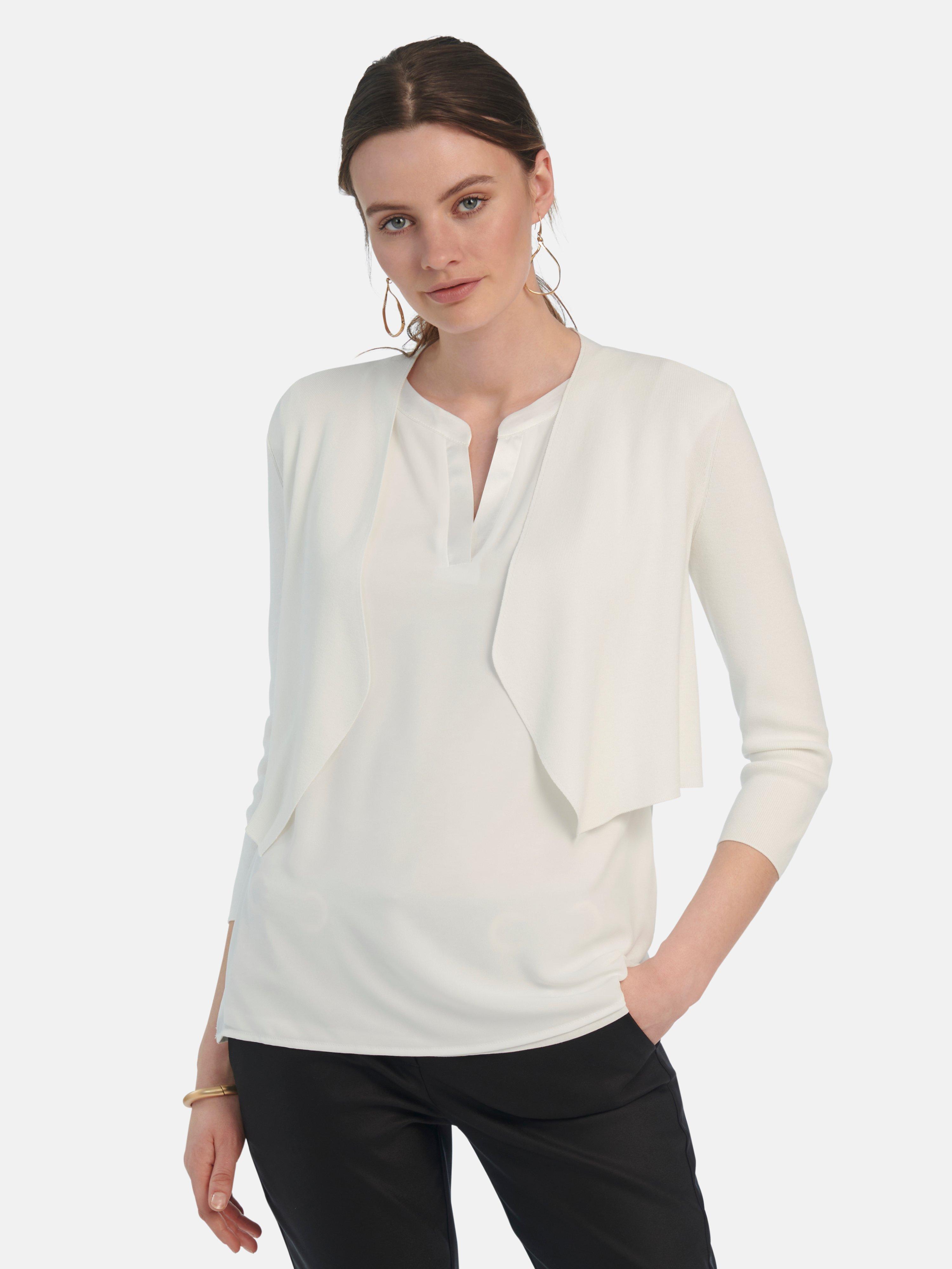 comma, - Cardigan - white