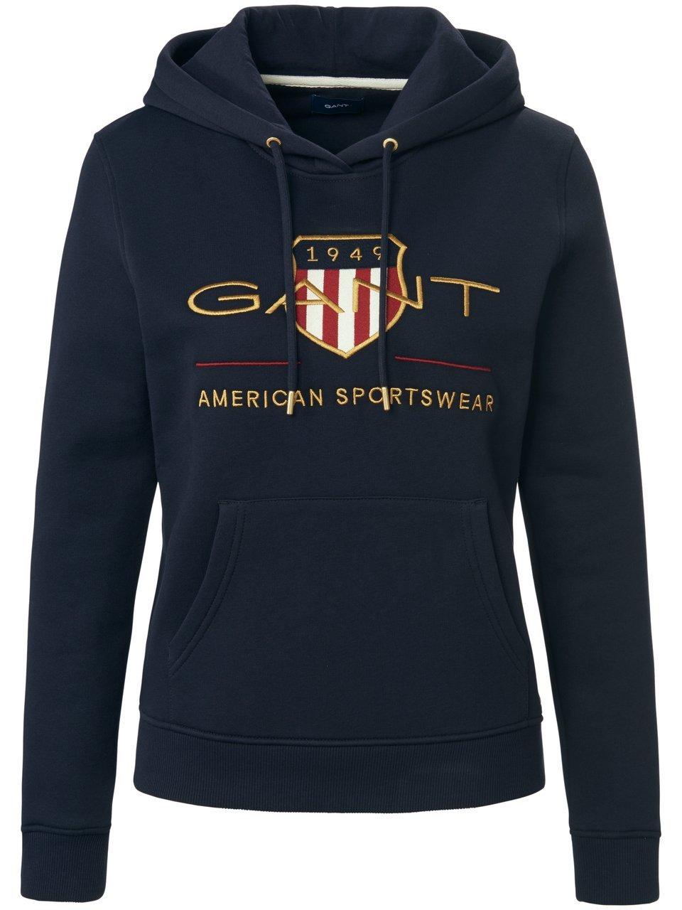 Sweatshirt capuchon en lange mouwen Van GANT blauw