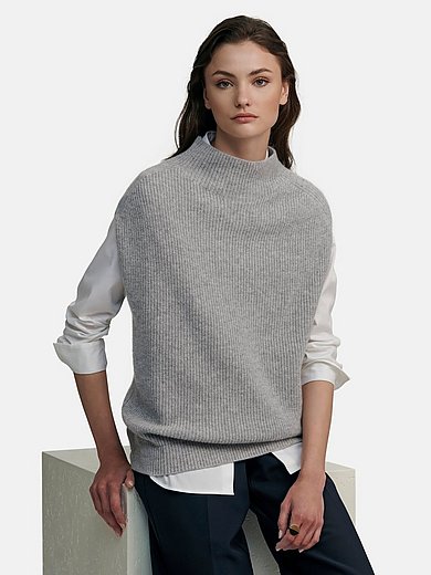 Fadenmeister Berlin Tweed Pullunder in Grau Damen Bekleidung Pullover und Strickwaren Ärmellose Pullover 