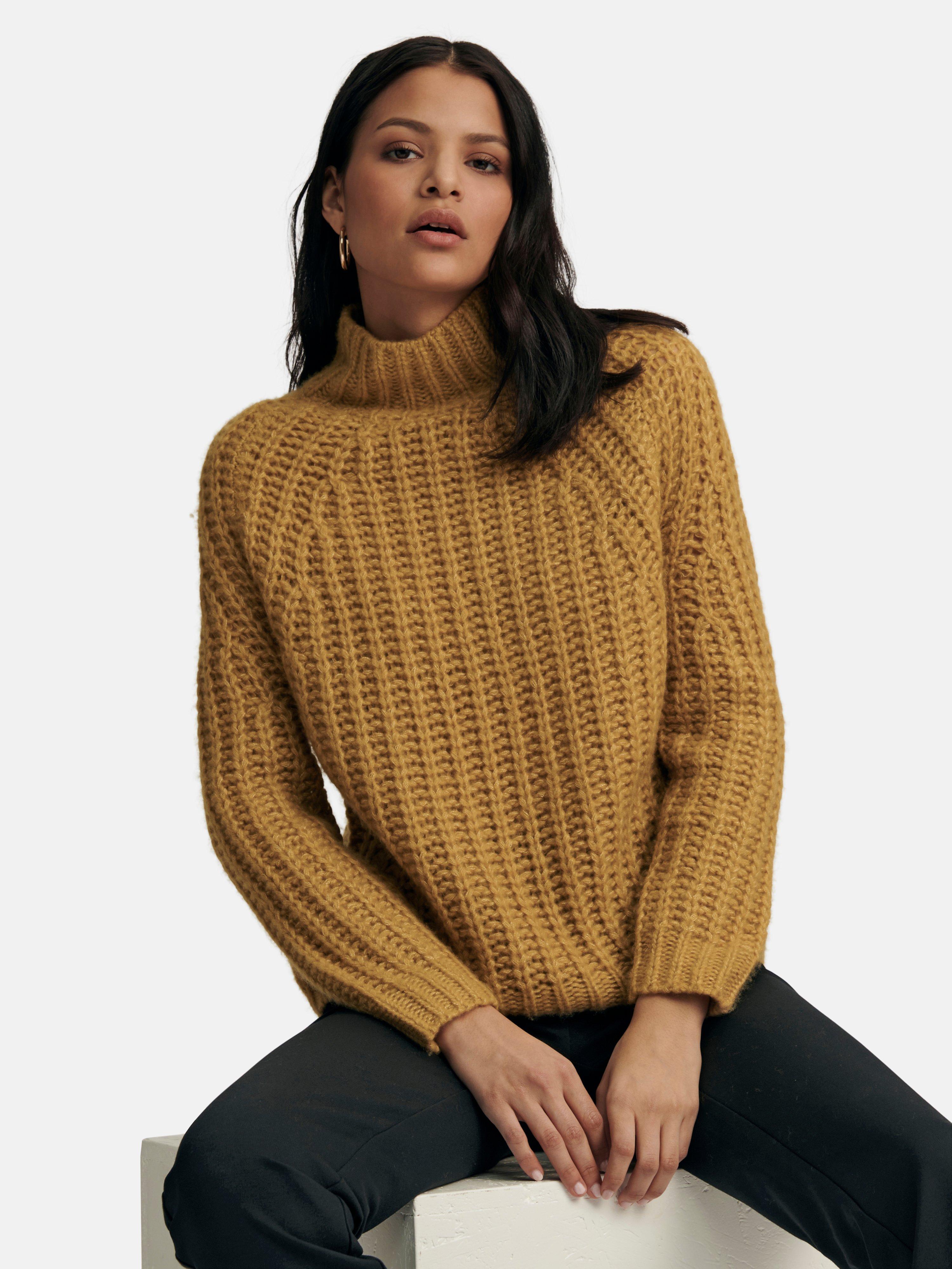 include Le pull en cachemire et soie caramel chin