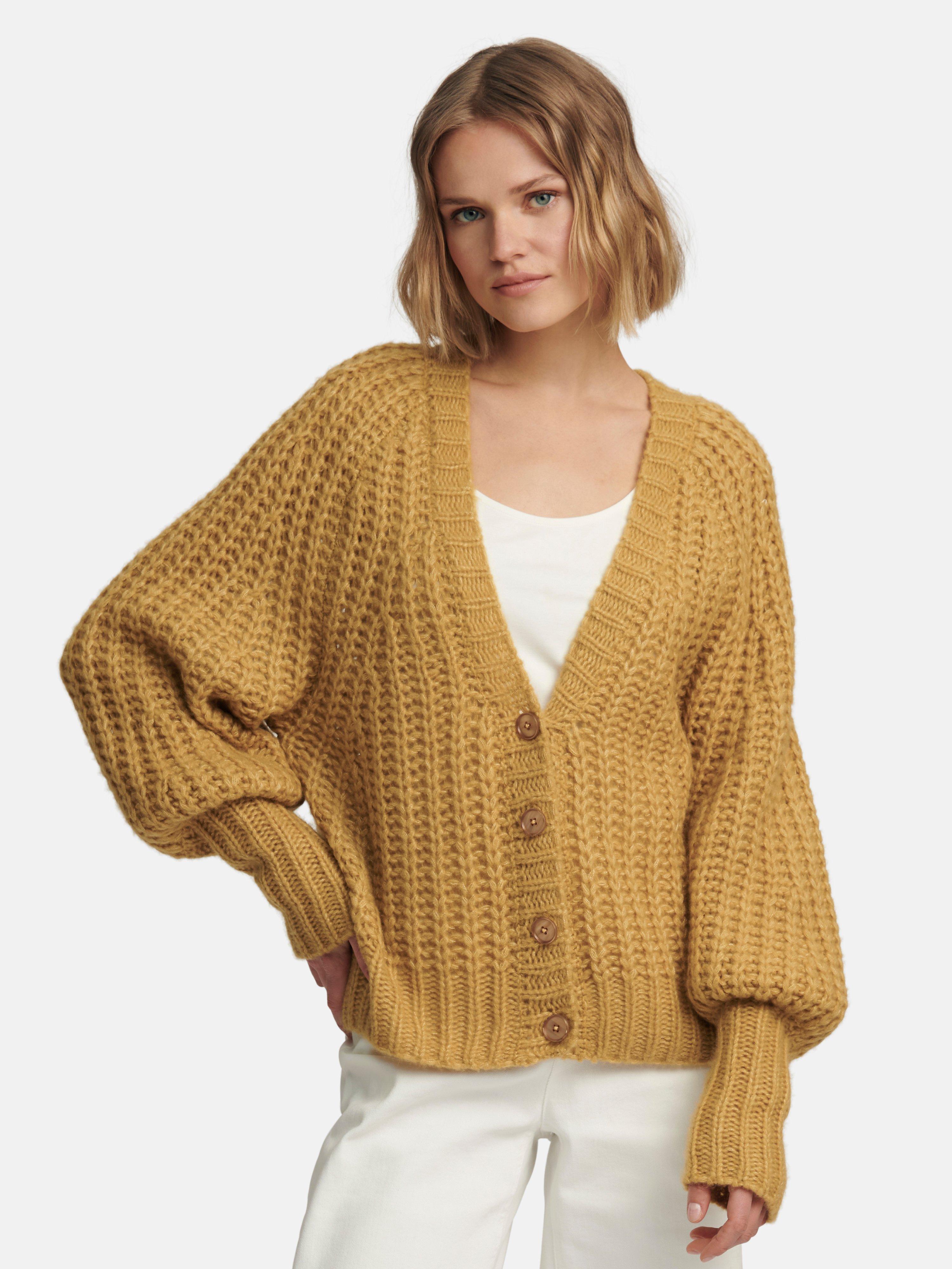 include - Strickjacke aus Kaschmir und Seide