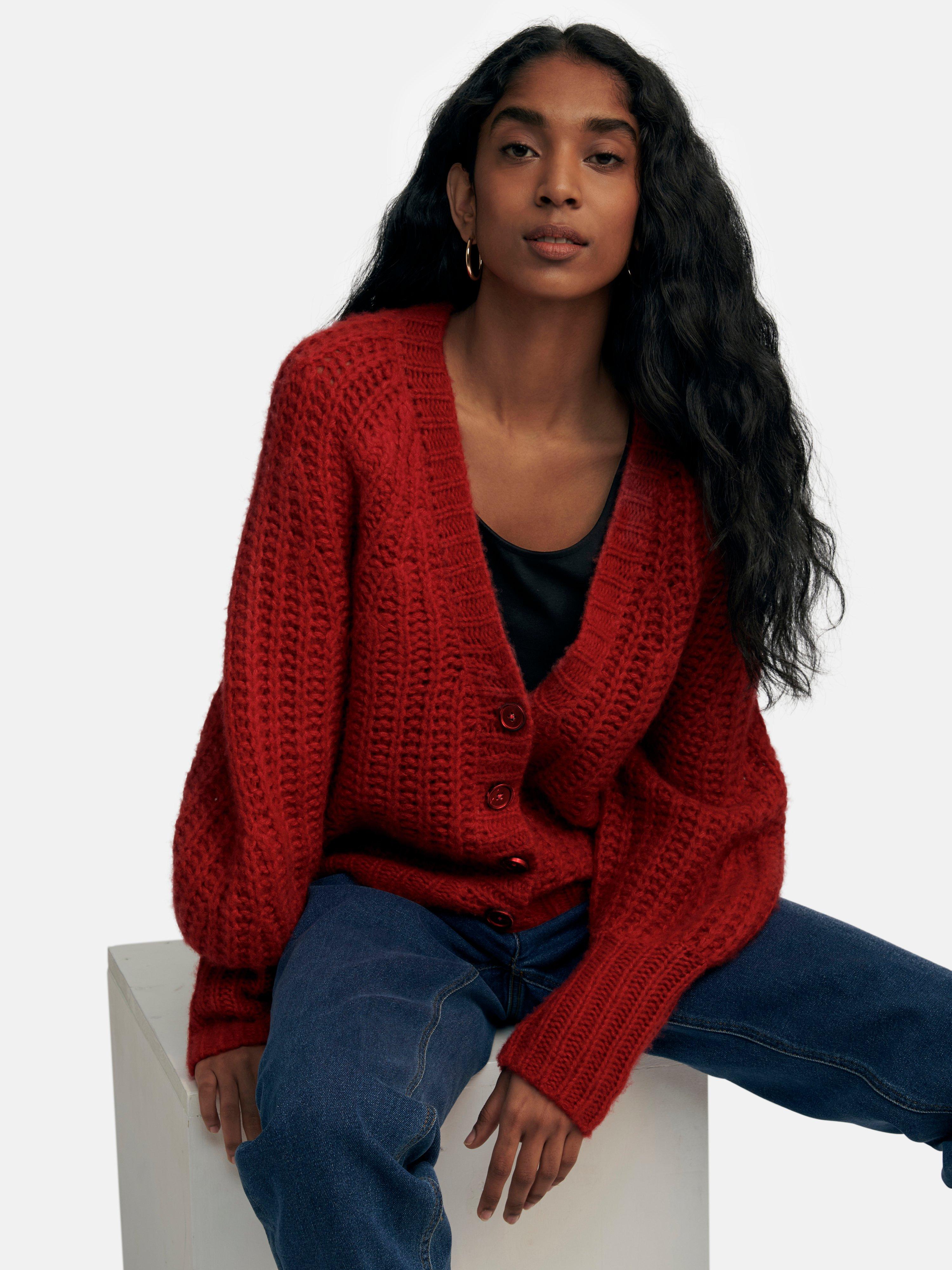 include - Strickjacke aus Kaschmir und Seide