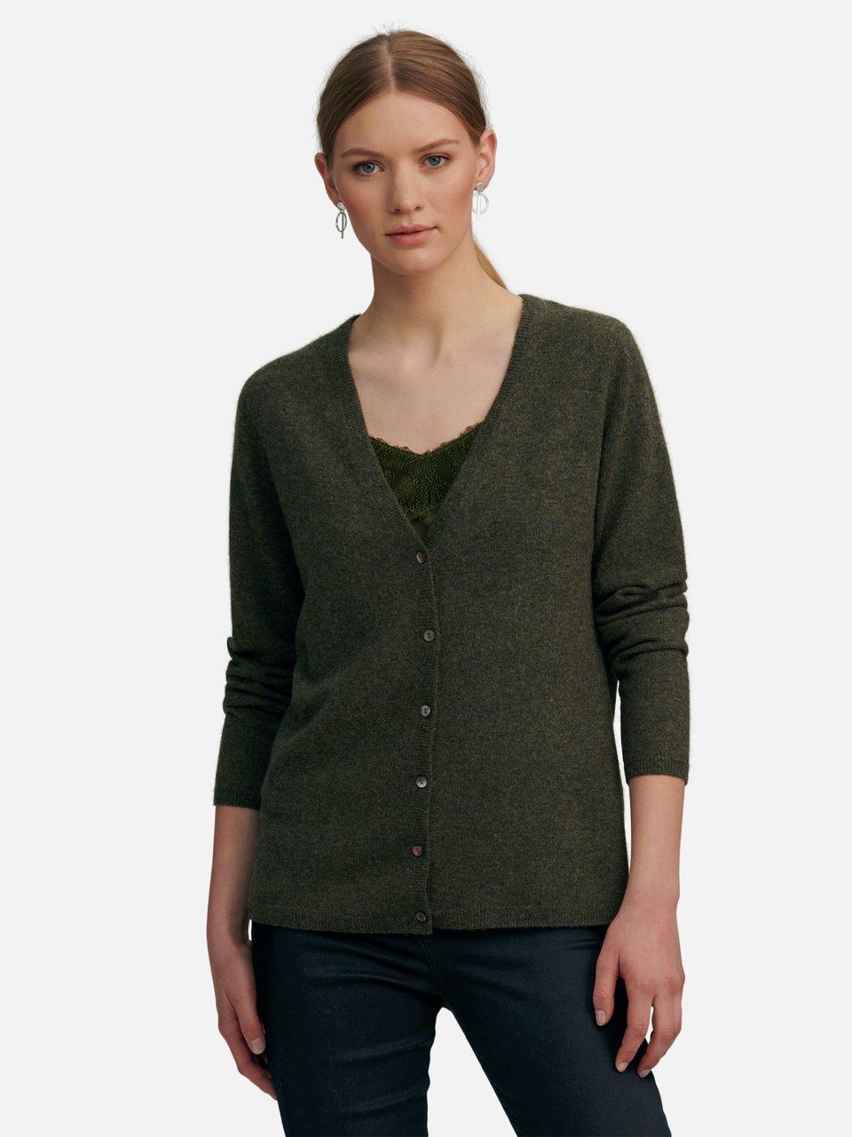 include - Strickjacke mit tiefem V-Ausschnitt