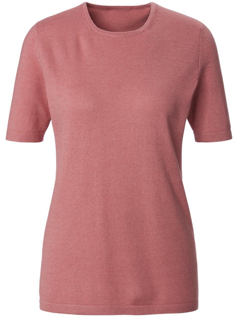 Rundhals-Pullover aus Seide Kaschmir Peter Hahn Seide/Kaschmir rosé günstig online kaufen
