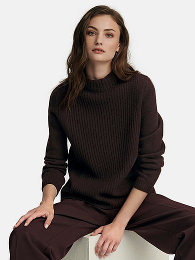 Fadenmeister Berlin - Knitted jumper with stand-up collar