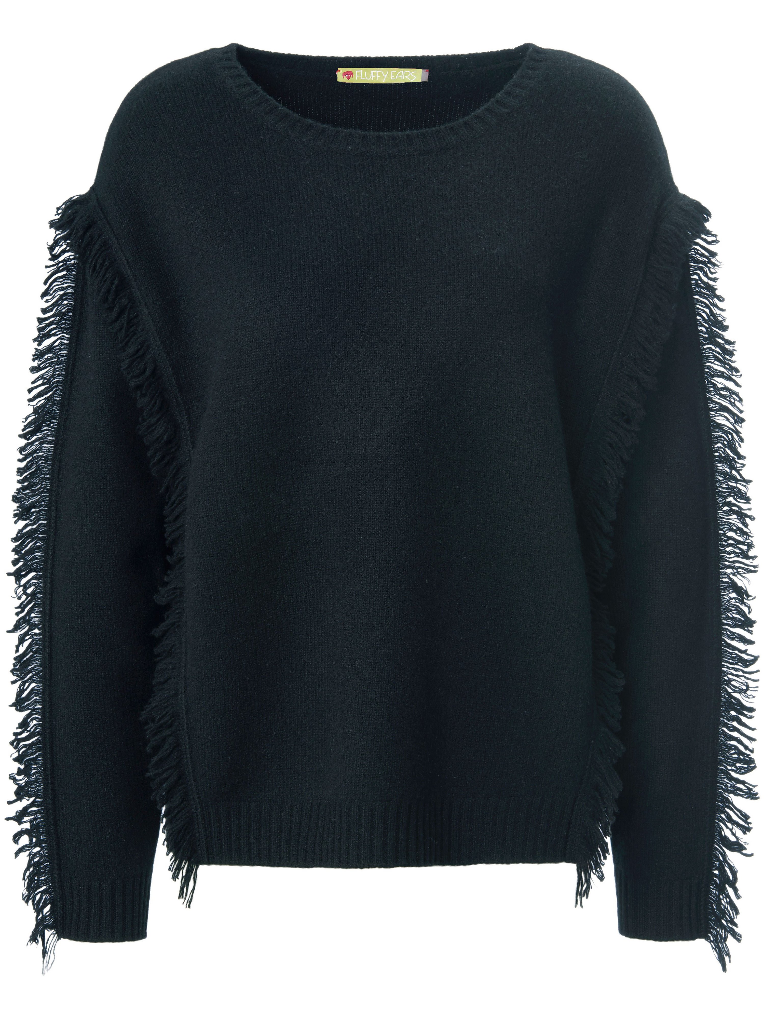 Le pull manches longues  FLUFFY EARS noir taille 40