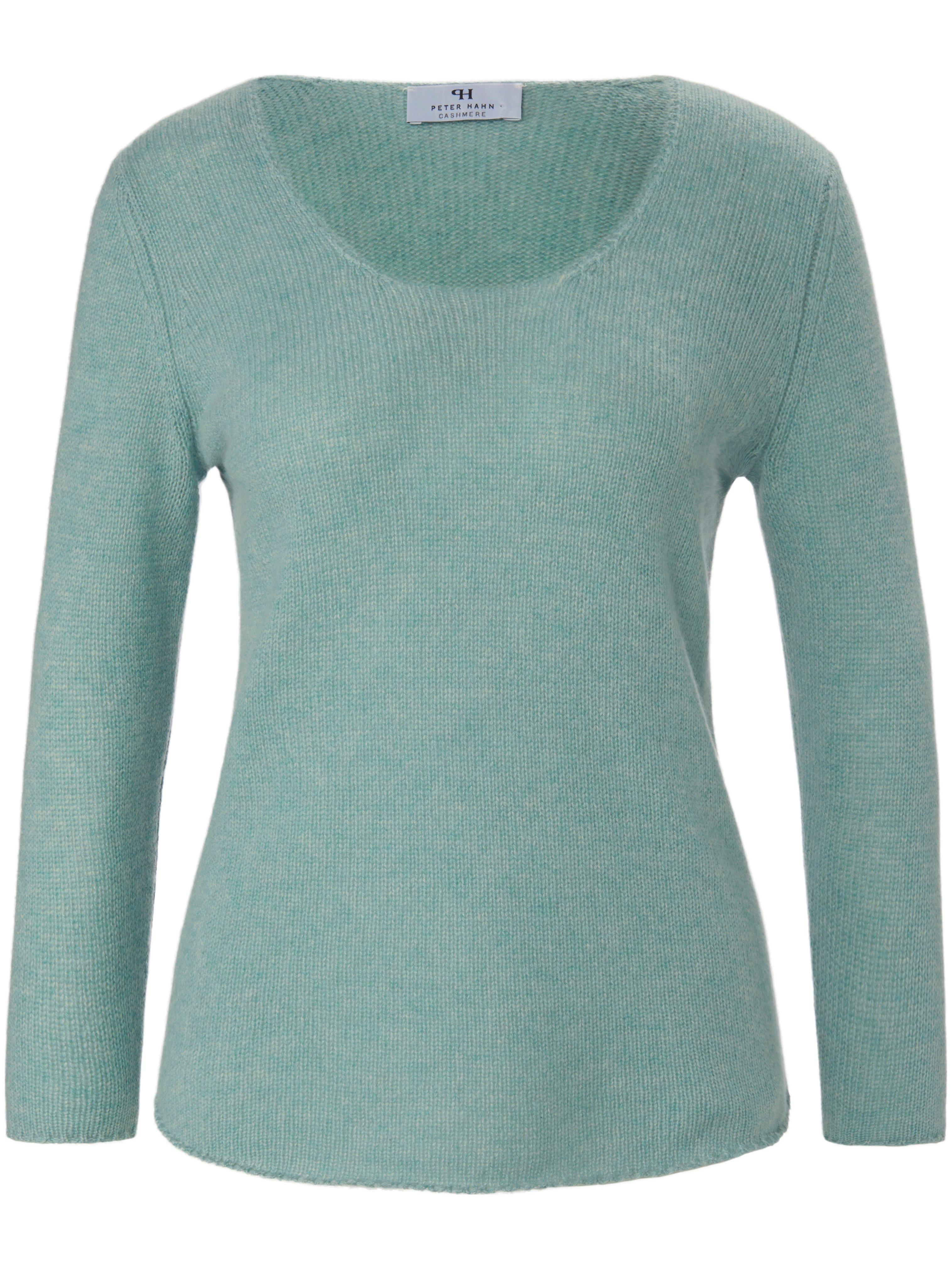 Trui 100% kasjmier, Topkwaliteit Van Peter Hahn Cashmere turquoise