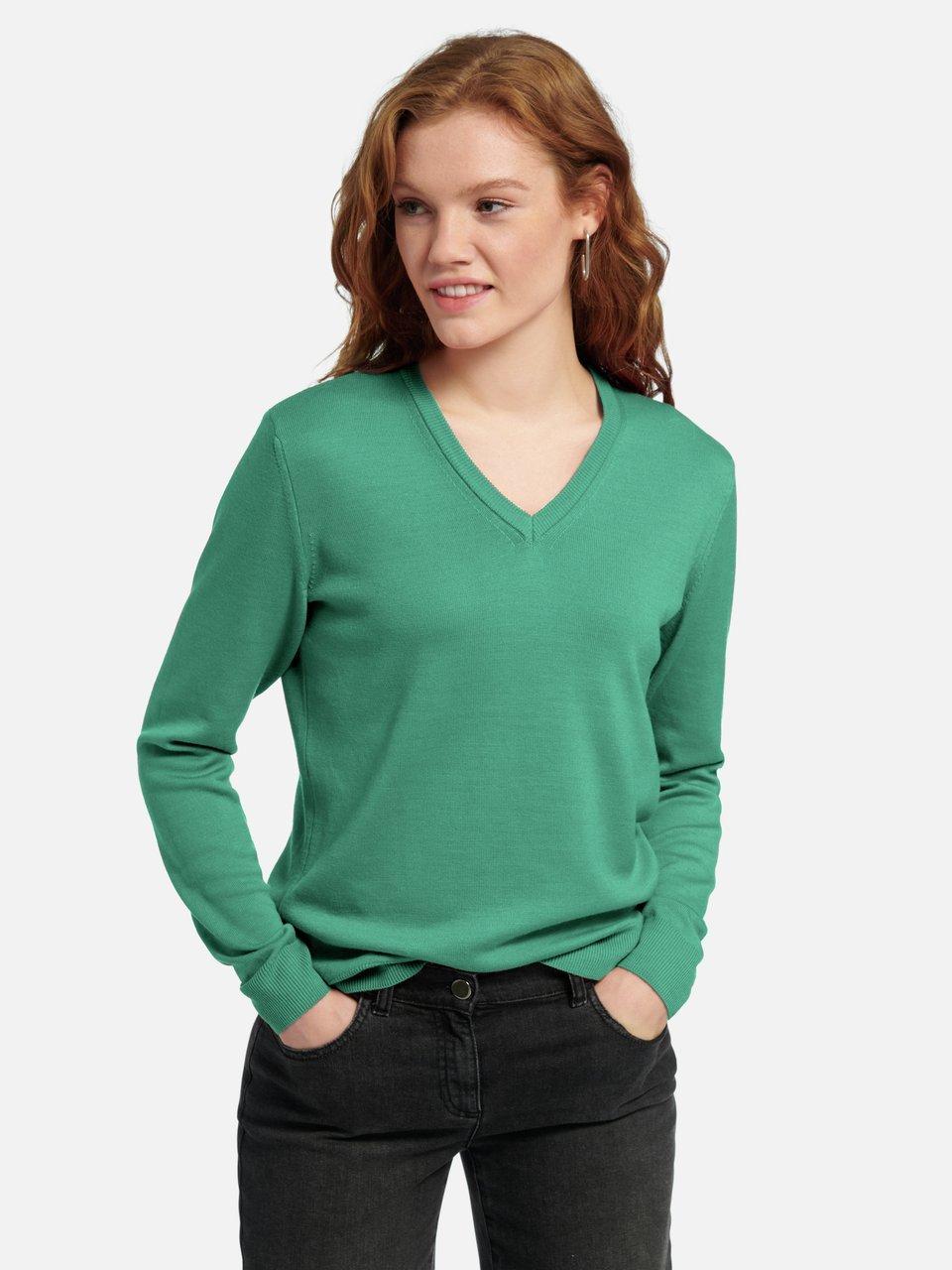 Peter Hahn - V-Pullover aus 100% Schurwolle Pure Tasmanian Wool