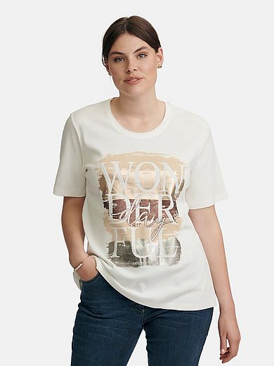 Via Appia Due - Le T-shirt cintré avec imprimé devant