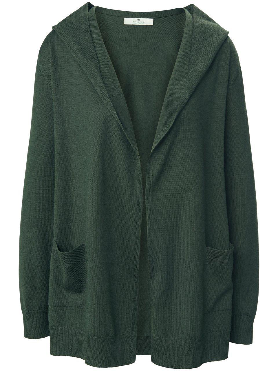 Strickjacke Kapuze PETER HAHN PURE EDITION grün günstig online kaufen