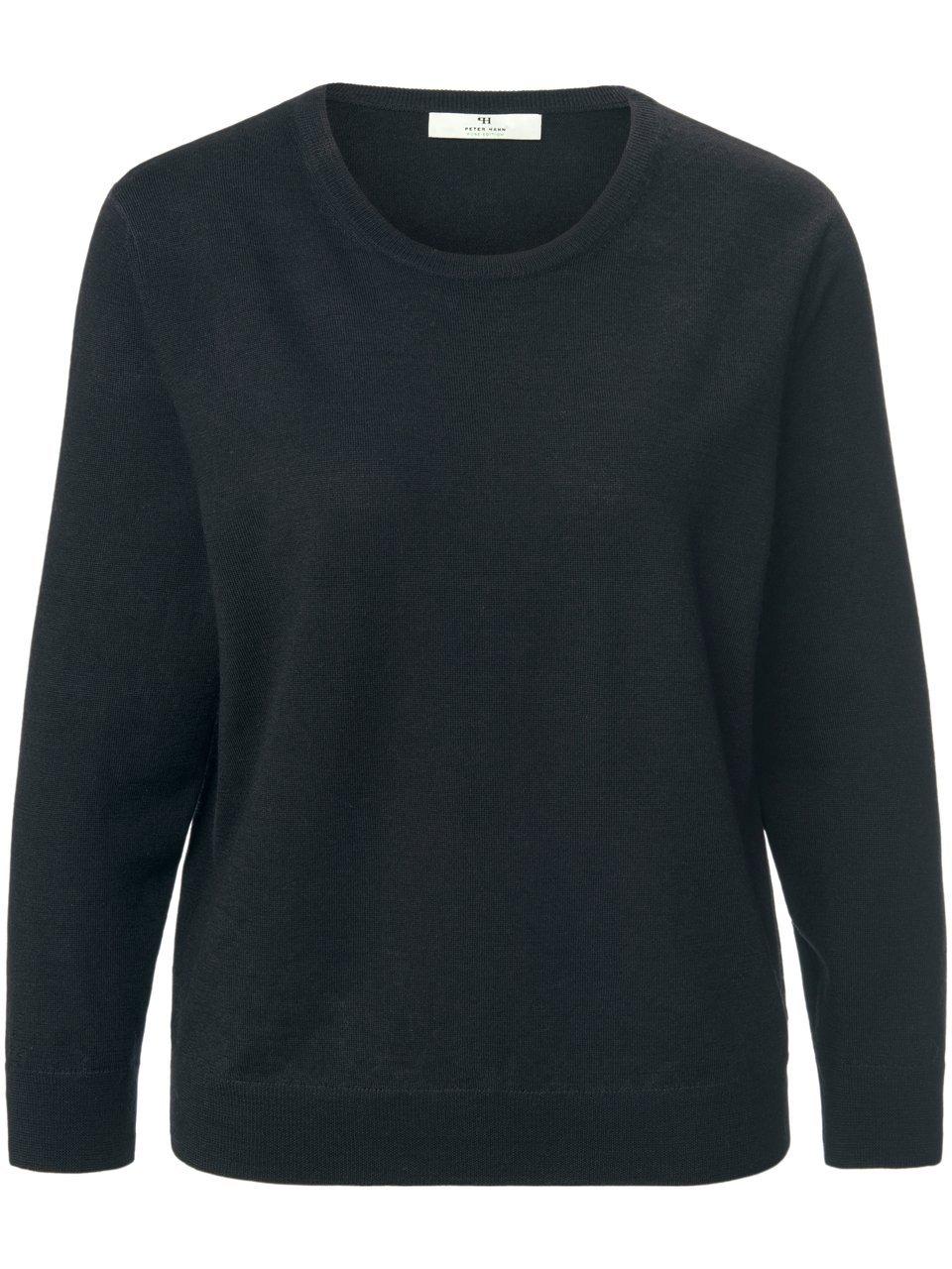 Le pull 100% laine vierge  PETER HAHN PURE EDITION noir