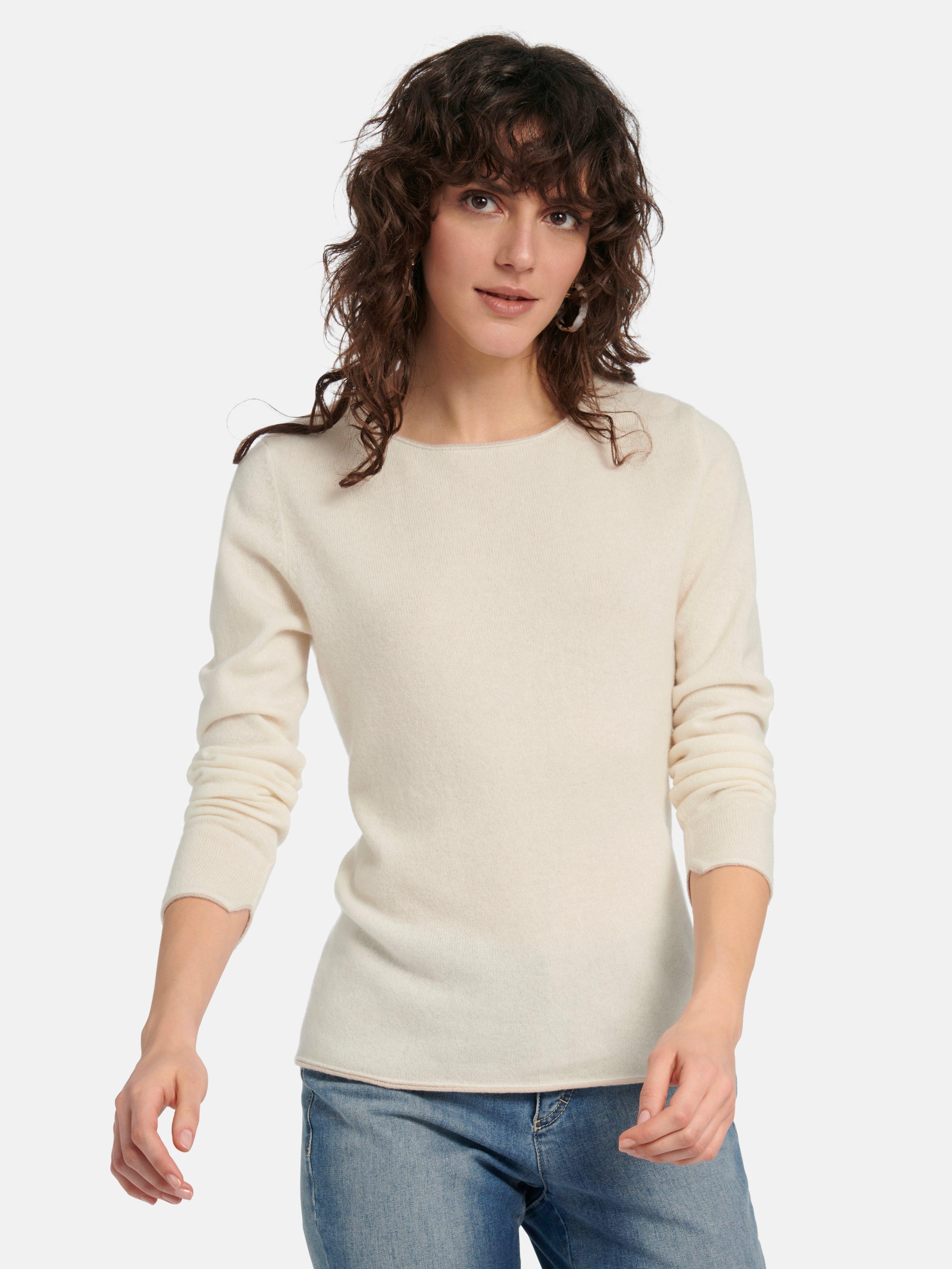 include - Rundhals-Pullover aus 100% Premium-Kaschmir