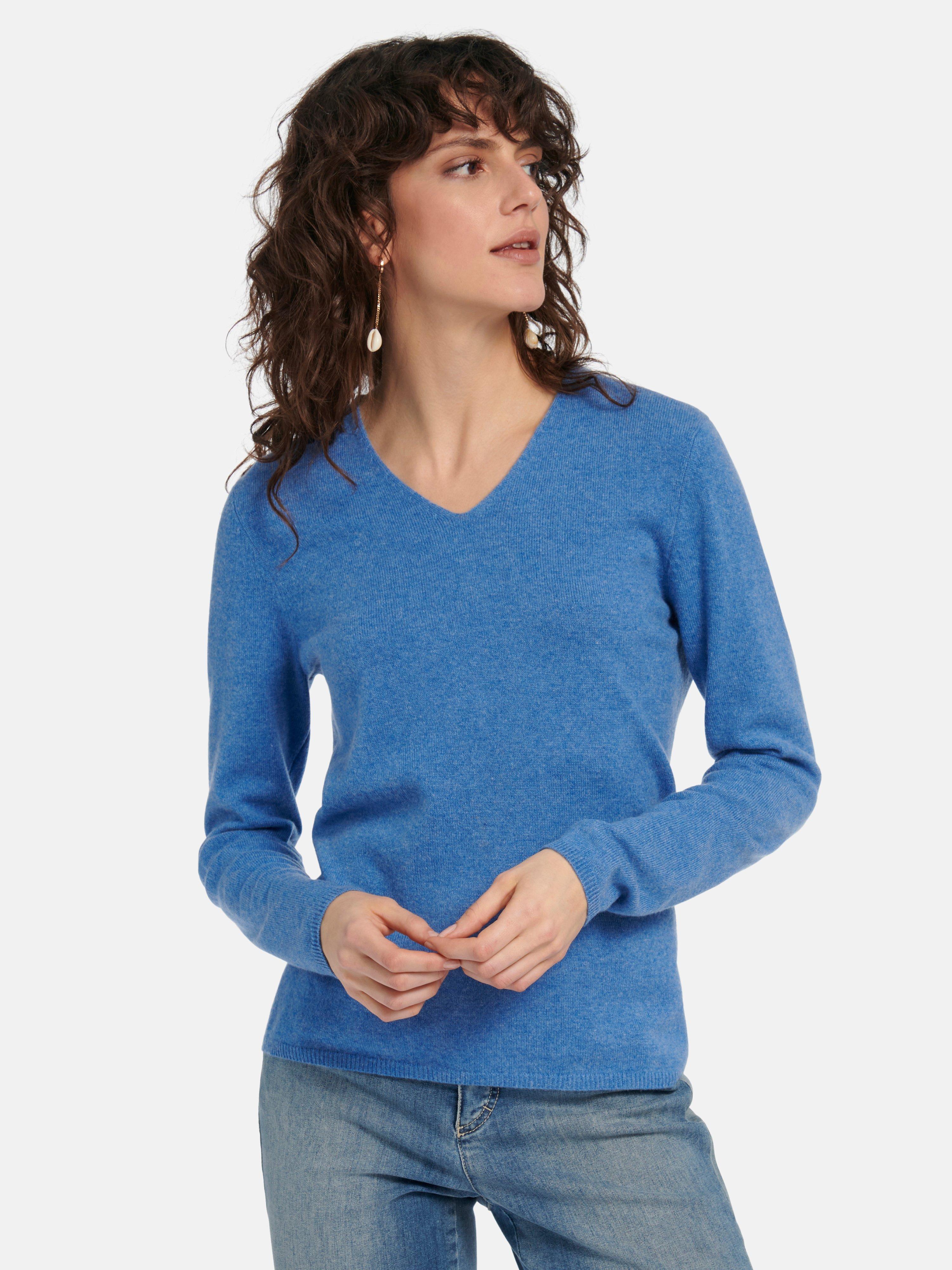 include - Trui van 100% kasjmier met V-hals