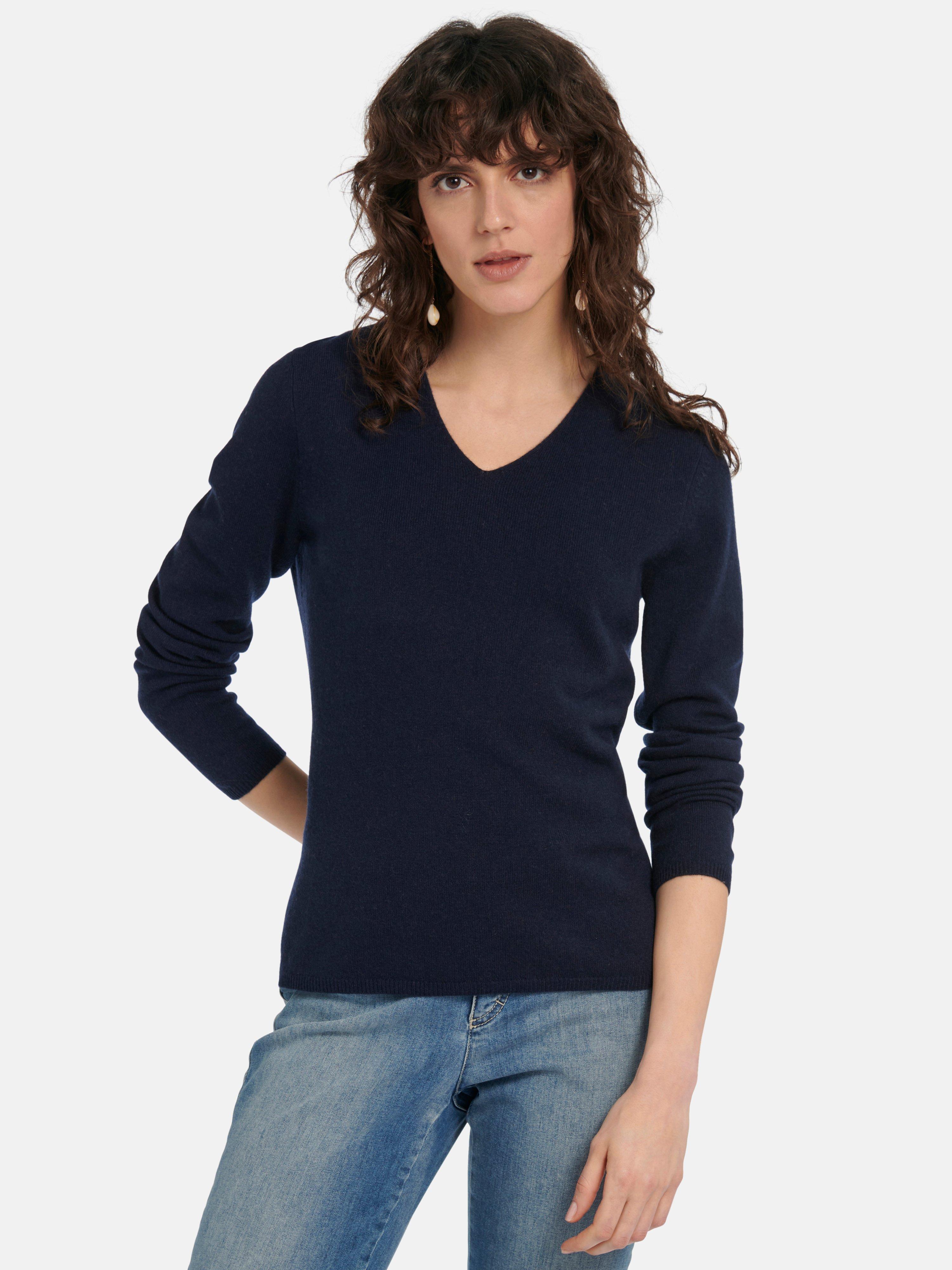 include - Trui van 100% kasjmier met V-hals