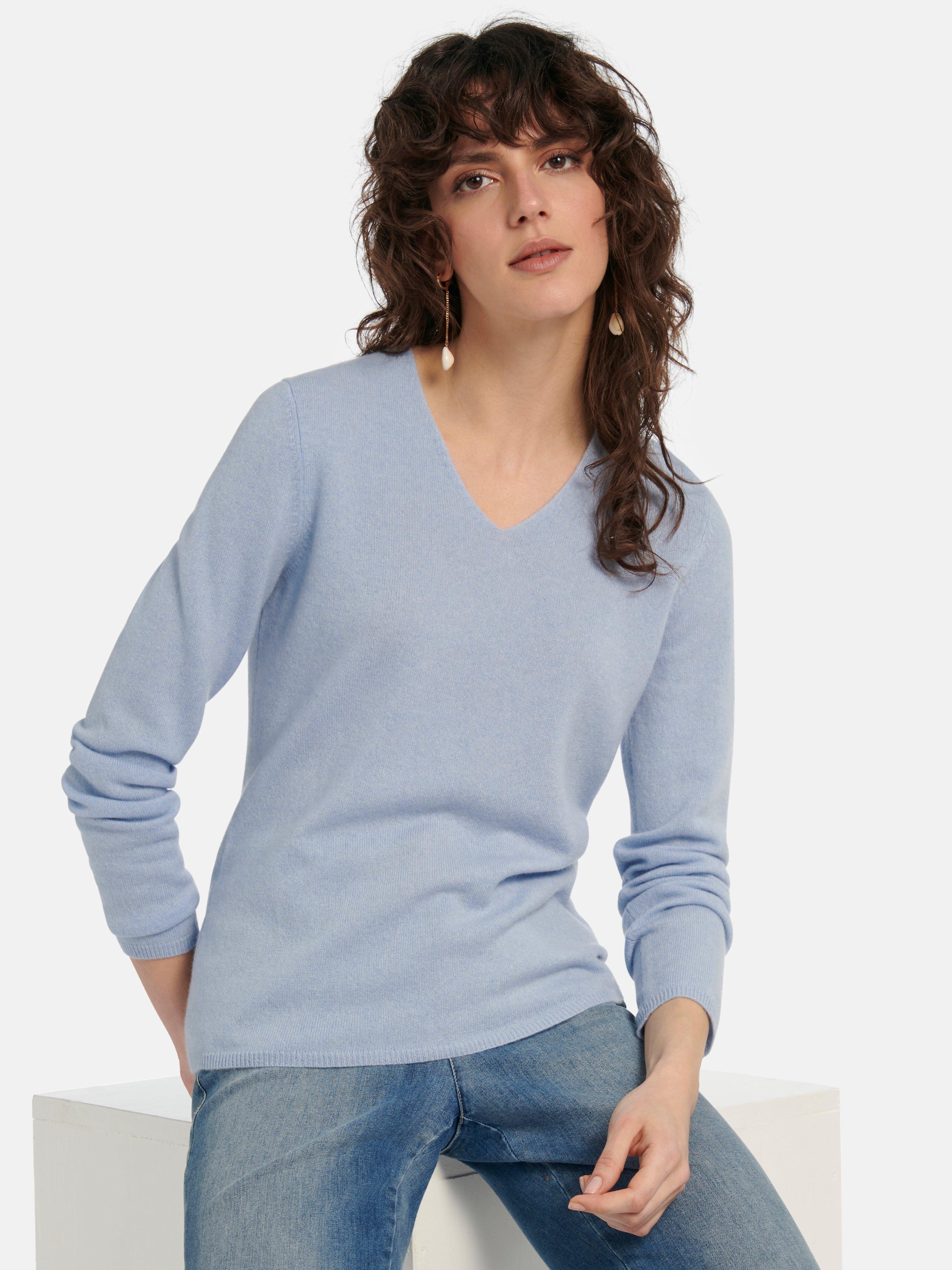 include - Trui van 100% kasjmier met V-hals
