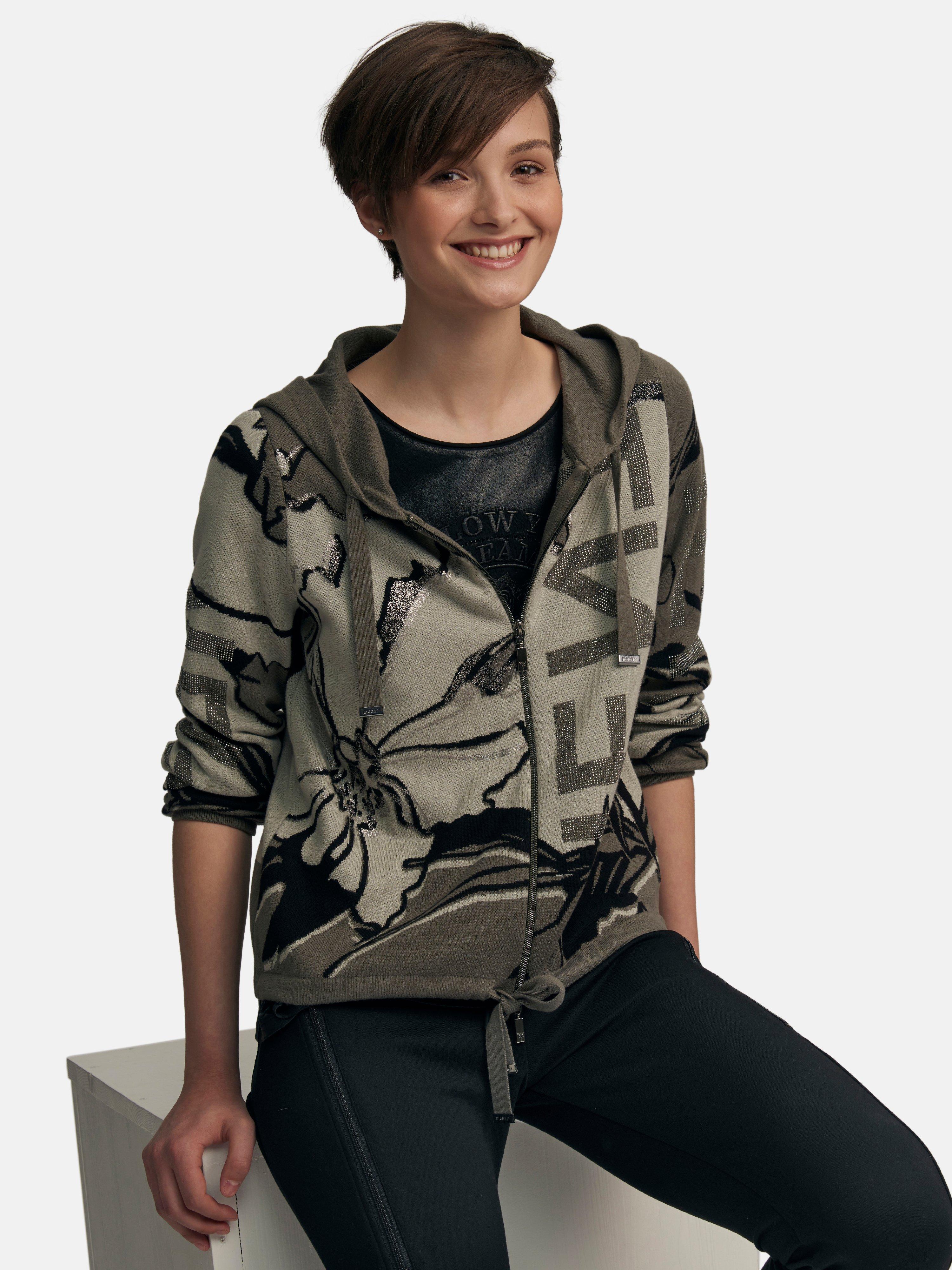 Monari - Hoodie-Strickjacke