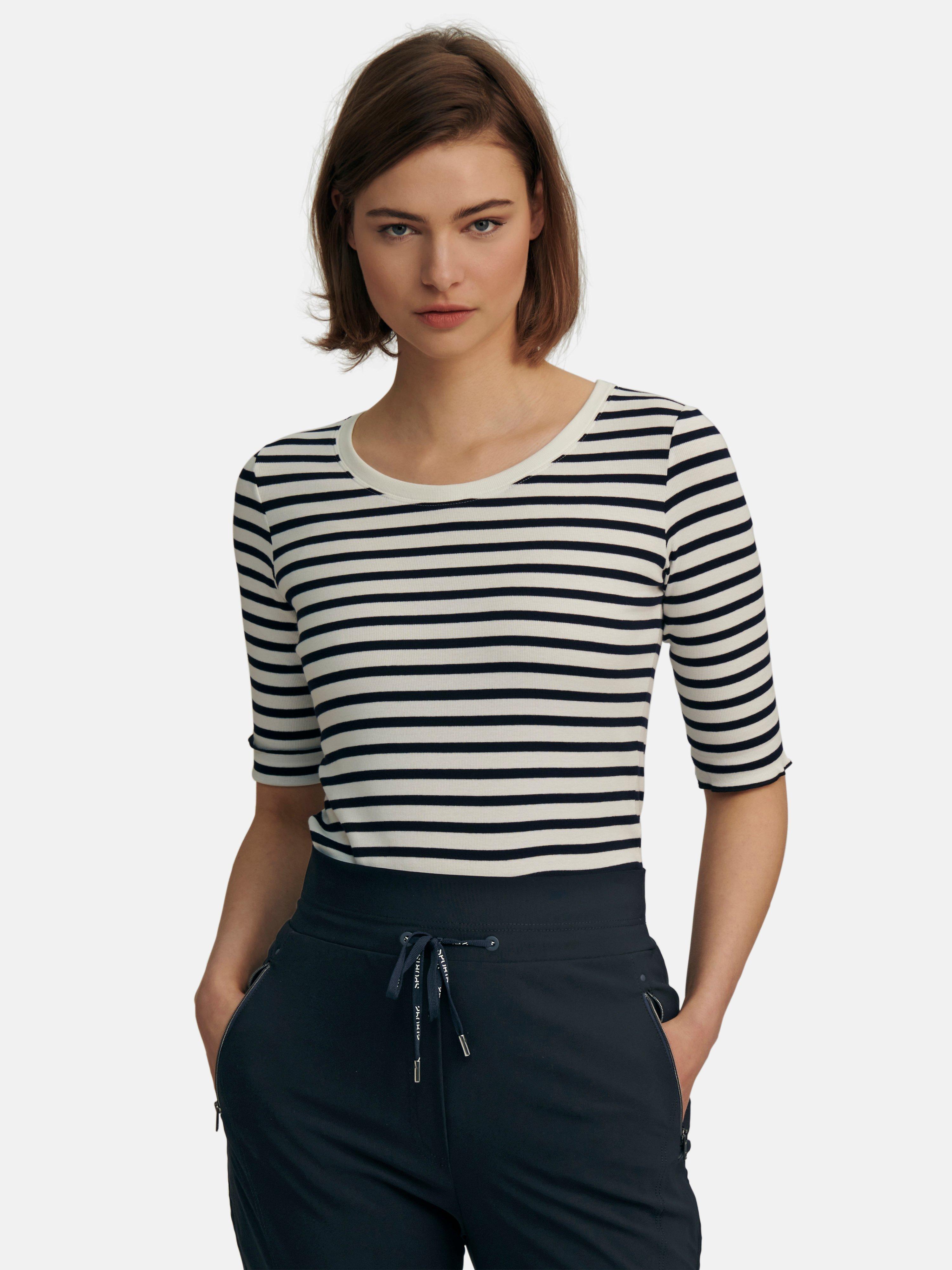 Marc Cain - Ripp-Jersey-Shirt