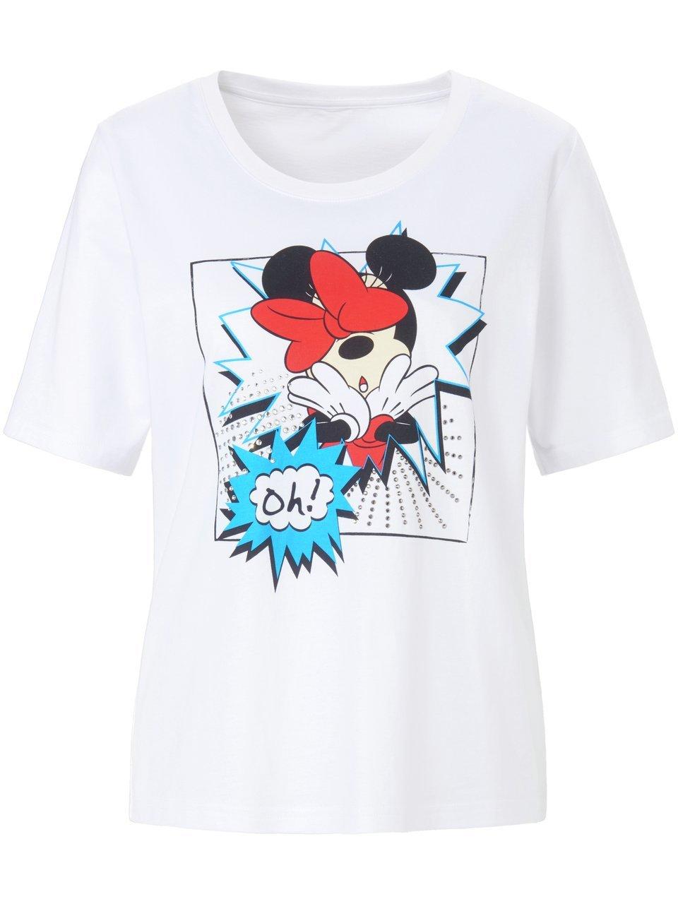 Shirt 100% katoen ronde hals Van Disney wit