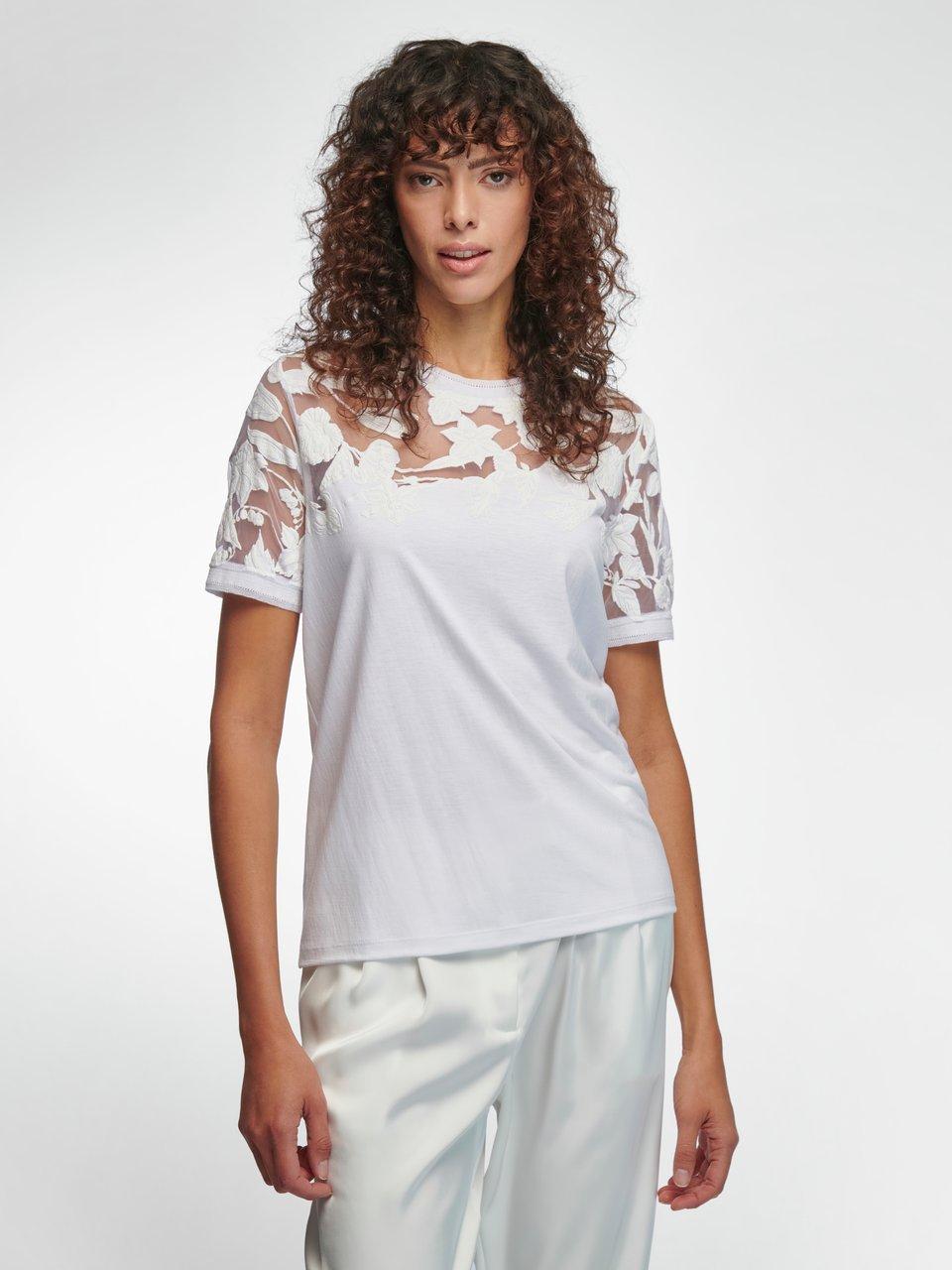 TALBOT RUNHOF X PETER HAHN - Shirt met ronde hals en bloemmotief