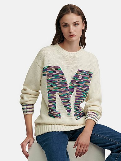 M Missoni - Round neck jumper with long sleeves