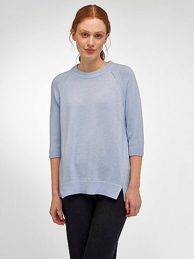 include - Round neck jumper in cashmere mix