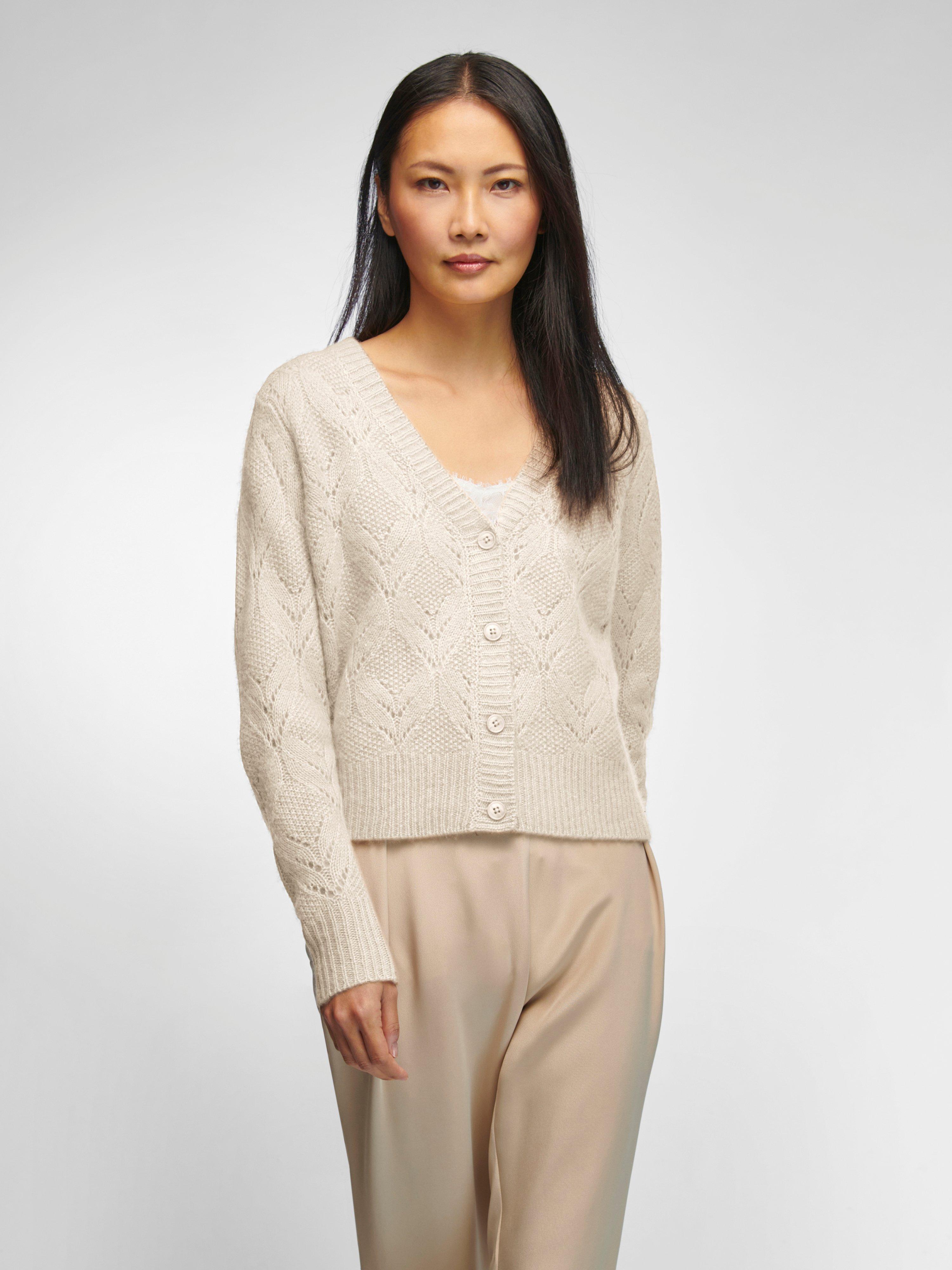 include - Vest met V-hals en lange mouwen