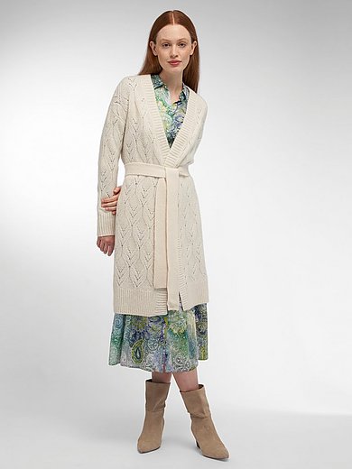 include - Knitted coat in cashmere and silk mix