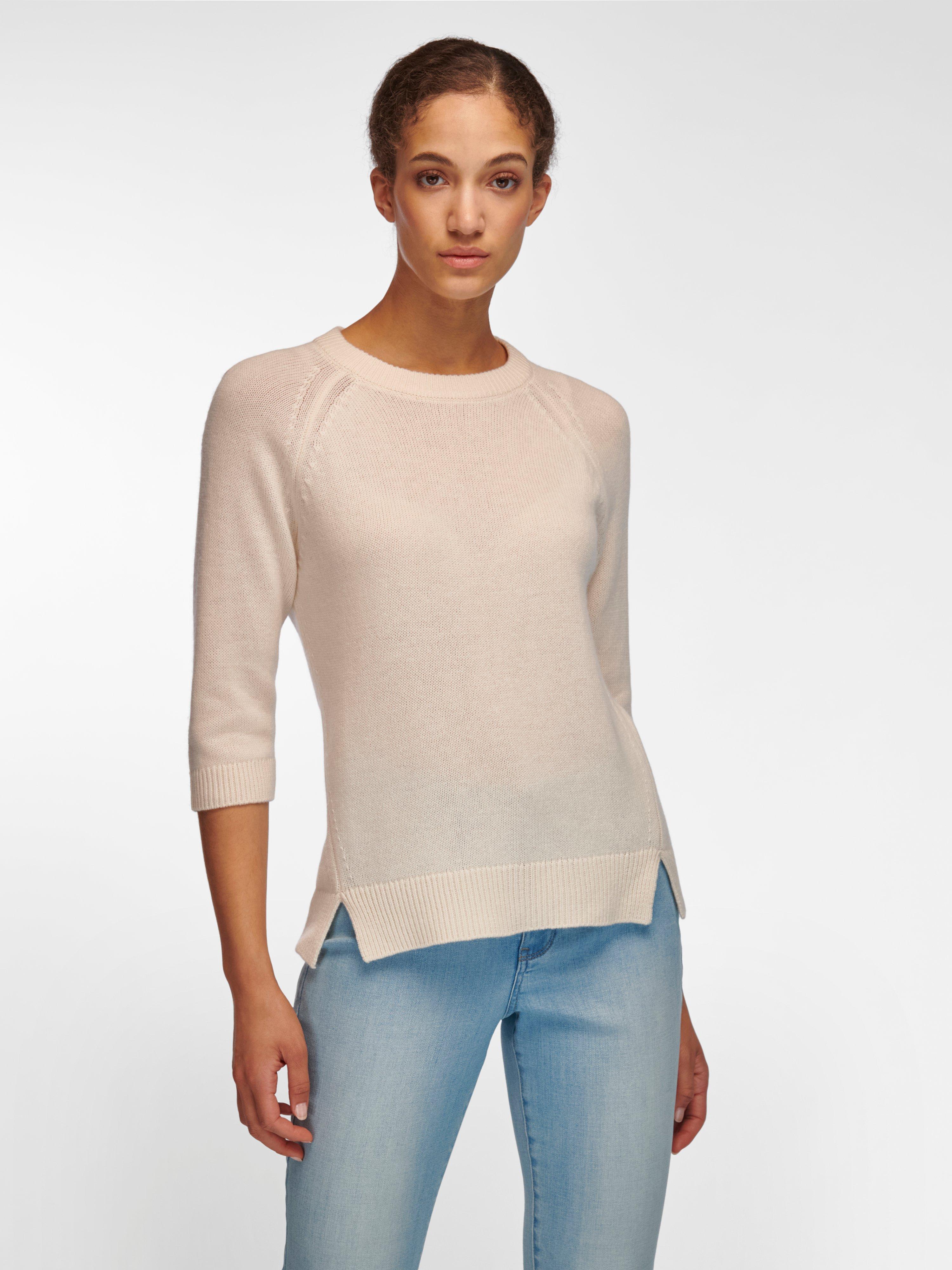 include - Rundhals-Pullover mit 3/4-Raglanarm