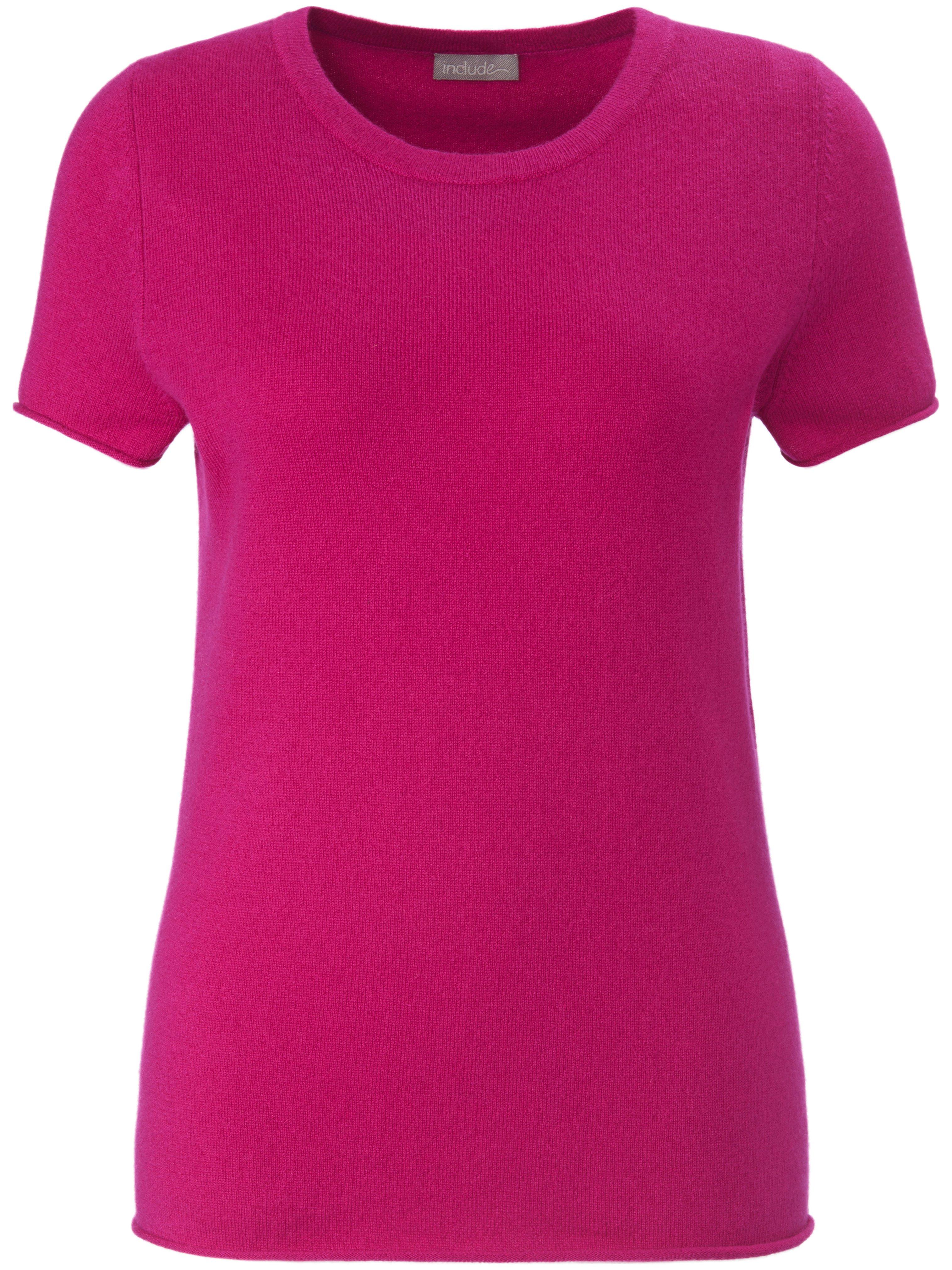 Kasjmiershirt korte mouwen Van include pink