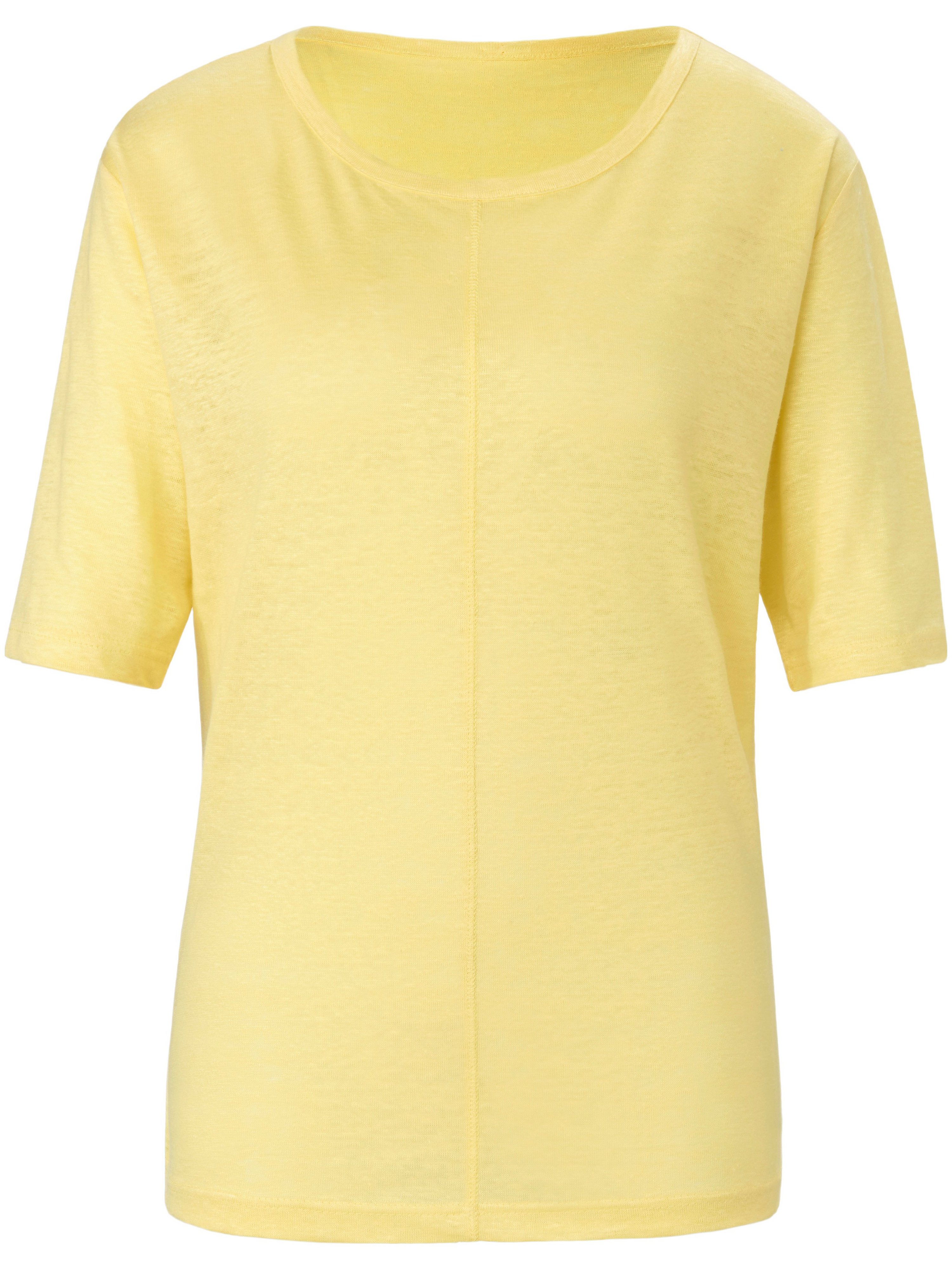 Le T-shirt 100% lin  St. Emile jaune taille 44