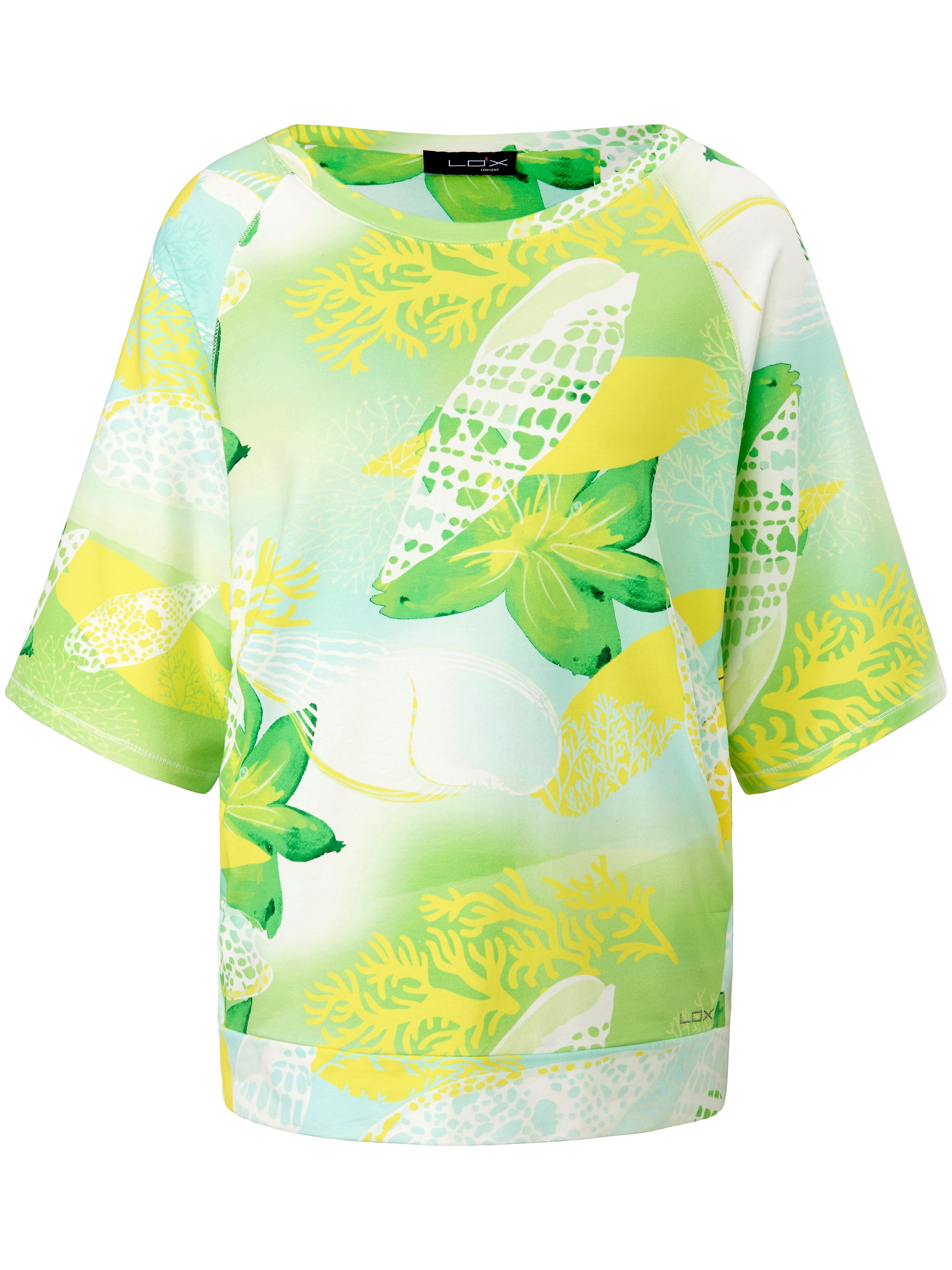 Sweatshirt korte raglanmouwen Van Looxent multicolour
