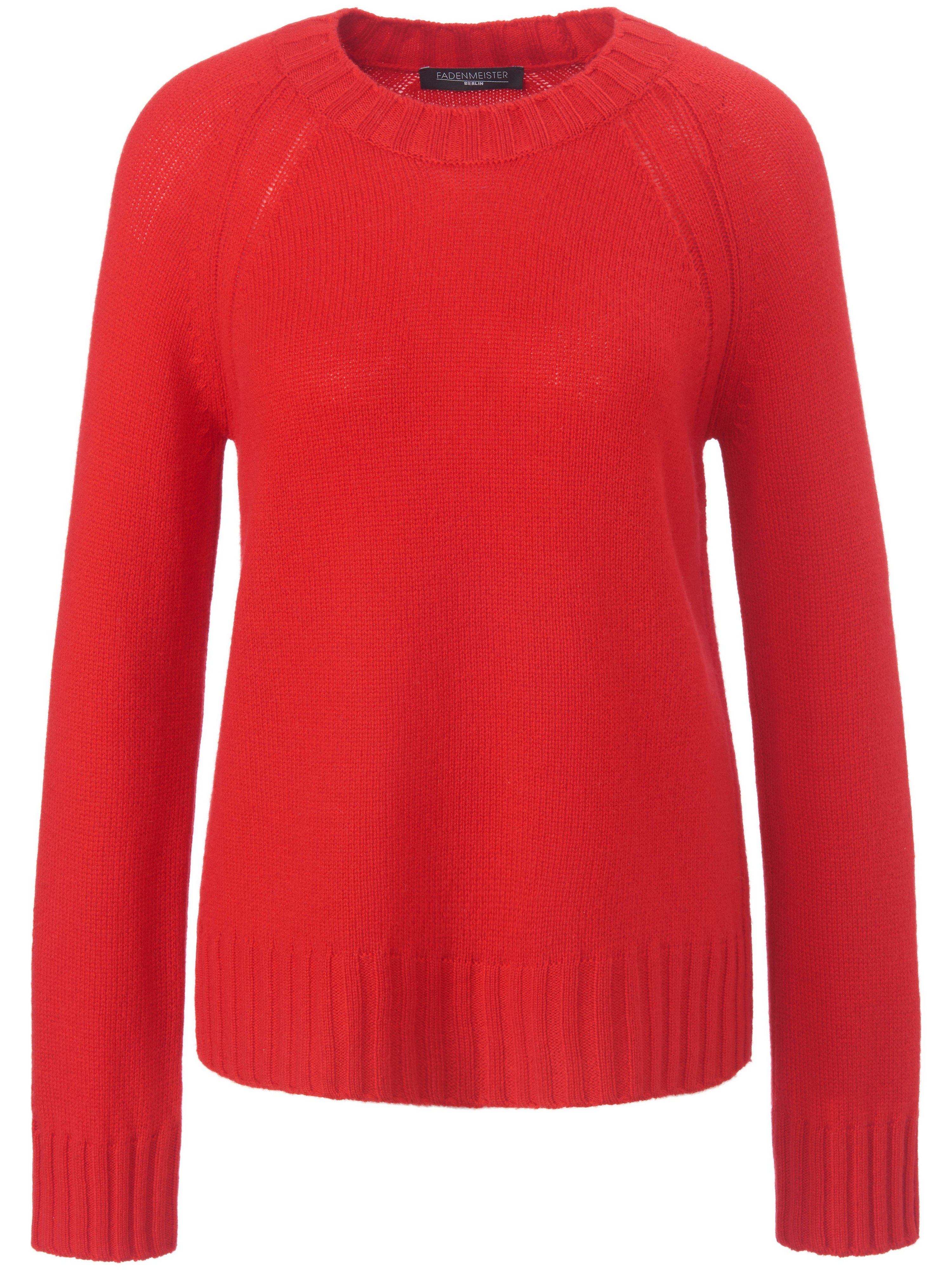 Le pull encolure ronde  Fadenmeister Berlin rouge taille 44